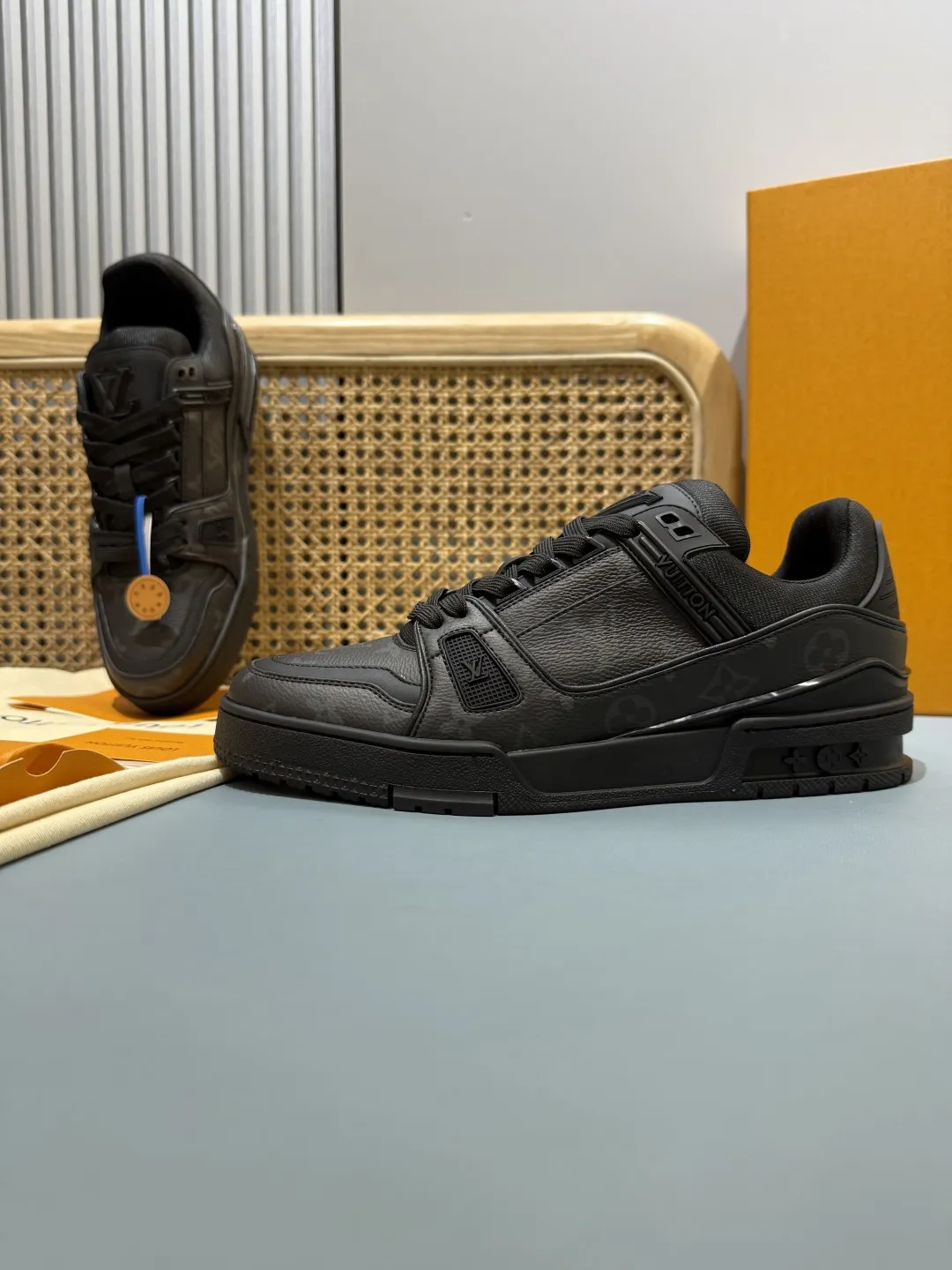 SportInspired Louis Vuitton Trainer Limited Black Replica Shoes –  Rep Sneakers 405