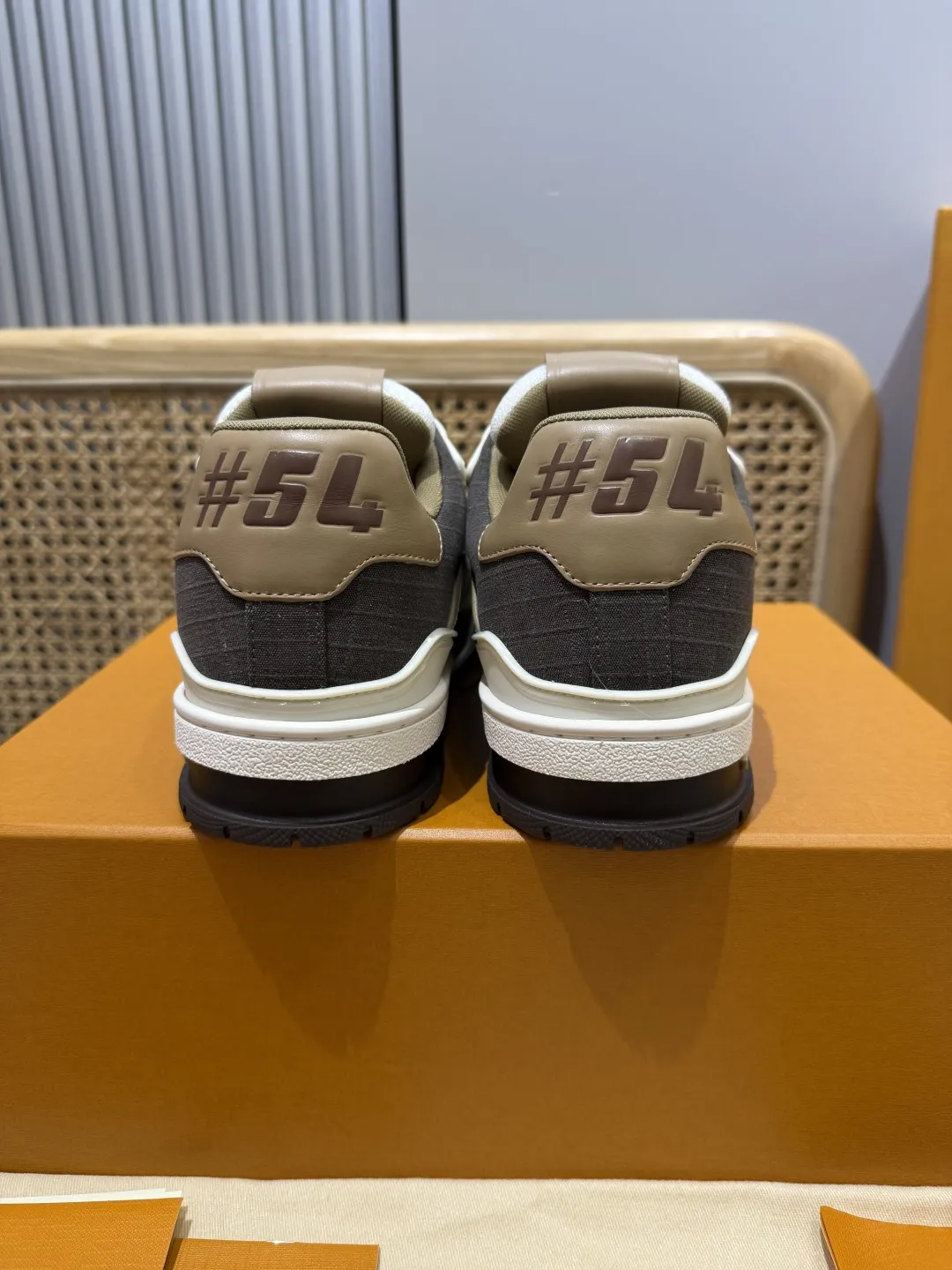 Louis Vuitton Trainer Maillard Brown Replica Sneakers with Rep Shoes Style AllSeason 456