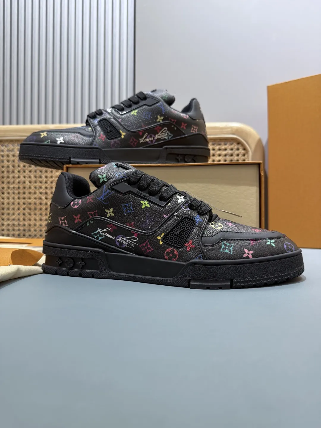 Louis Vuitton Trainer Multicolor Low Top Sneaker – Replica Shoes & Fake Louis Vuitton WeatherProof 450