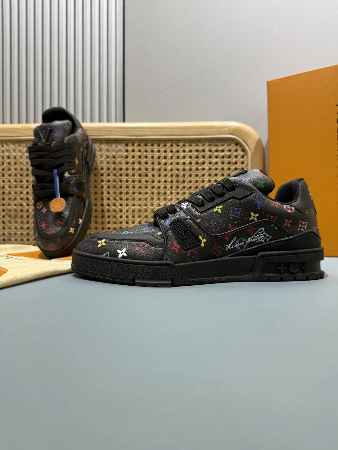 Louis Vuitton Trainer Multicolor Low Top Sneaker – Replica Shoes & Fake Louis Vuitton WeatherProof 450