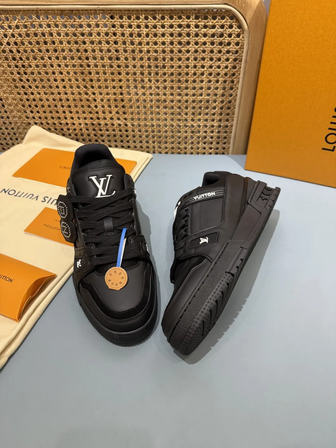Louis Vuitton Trainer Nigo Black Replica Shoes –  Rep Casual Footwear Colorful 401