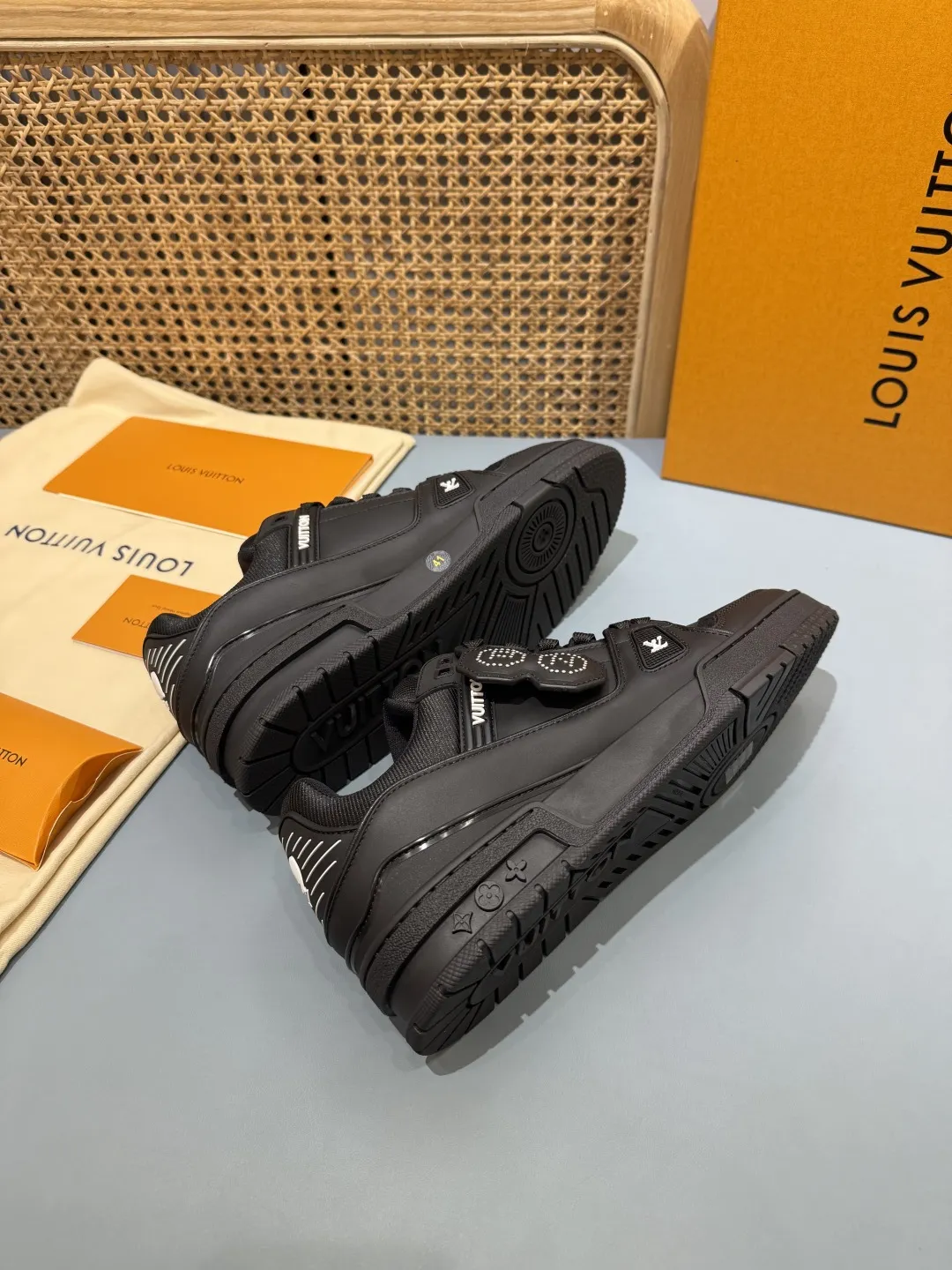 Louis Vuitton Trainer Nigo Black Replica Shoes –  Rep Casual Footwear Colorful 401