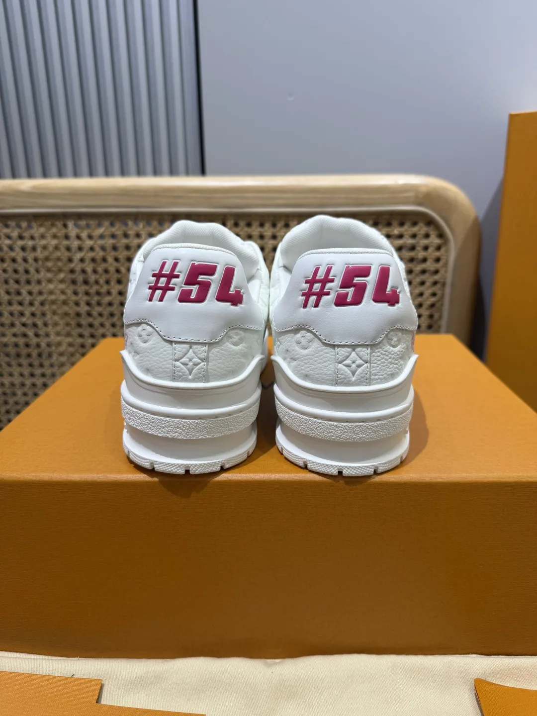 Versatile Louis Vuitton Trainer Sakura White Replica Shoes –  Rep Shoes for Less 443