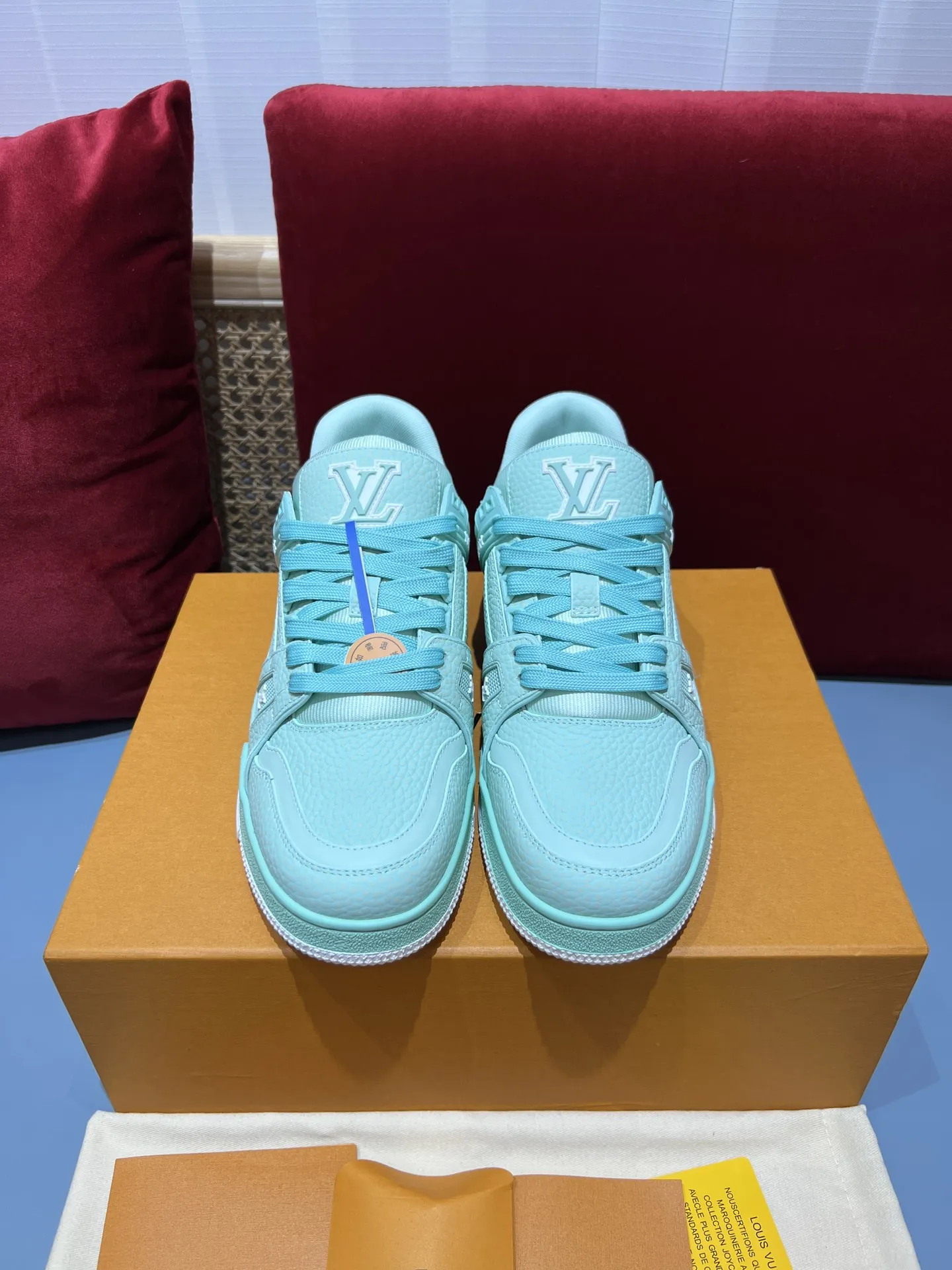 Louis Vuitton Trainer Sneaker Mint Green Low –  Rep Shoes & Replica Shoes MoistureWicking 365