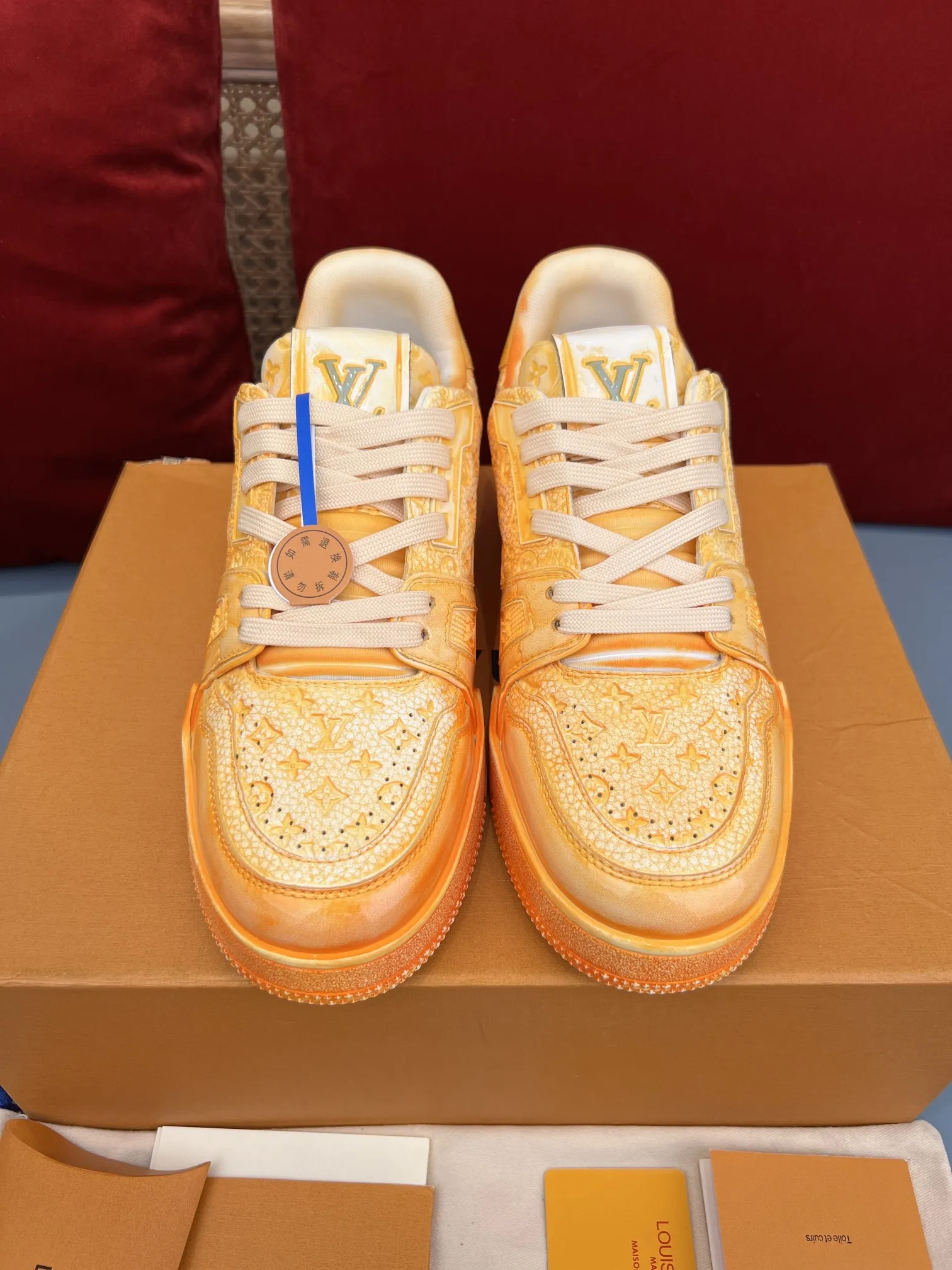 Louis Vuitton Trainer Sneaker Orange Gradient – Replica Shoes & Louis Vuitton Fake WeatherProof 311