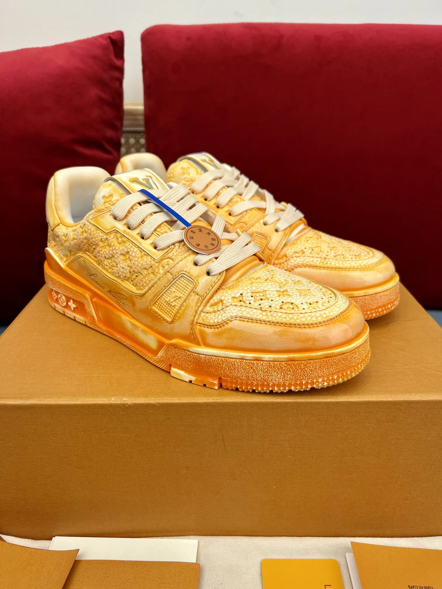 Louis Vuitton Trainer Sneaker Orange Gradient – Replica Shoes & Louis Vuitton Fake WeatherProof 311