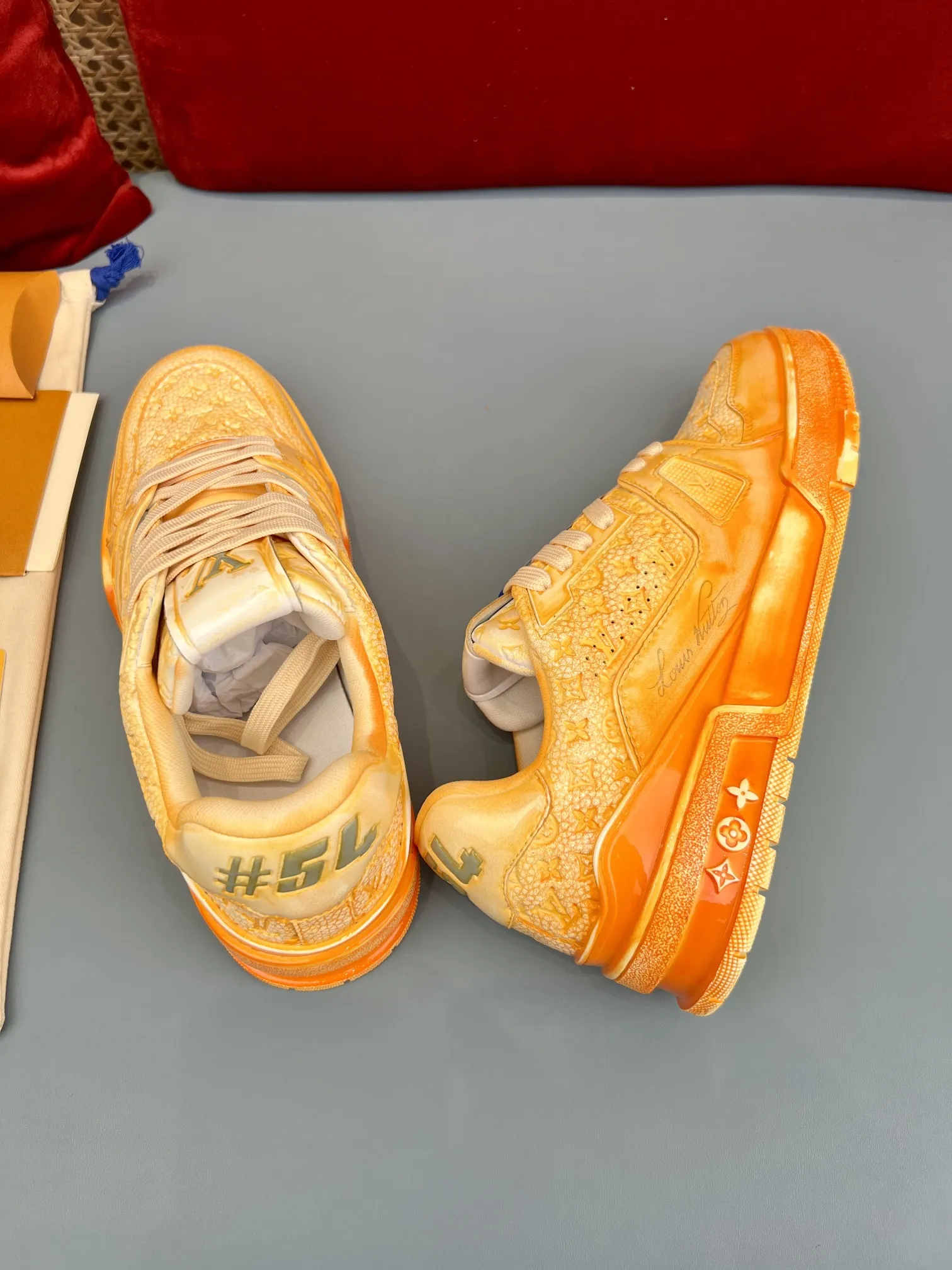Louis Vuitton Trainer Sneaker Orange Gradient – Replica Shoes & Louis Vuitton Fake WeatherProof 311