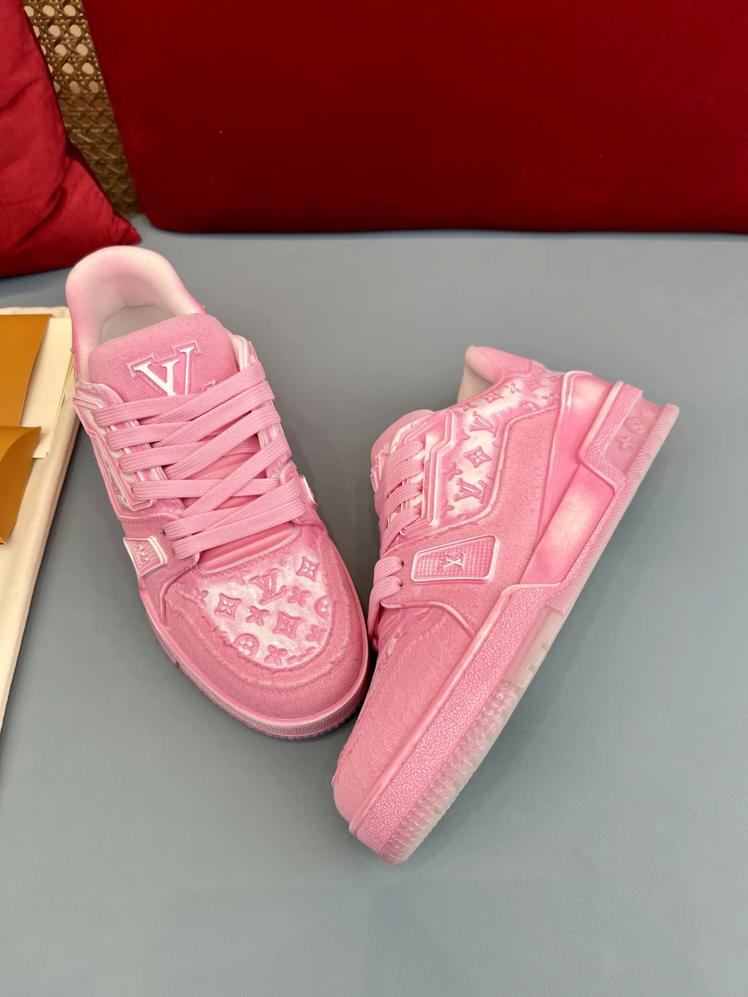 Louis Vuitton Trainer Sneaker Pink Monogram – Replica Shoes & Fake Louis Vuitton Collection Comfortable 338