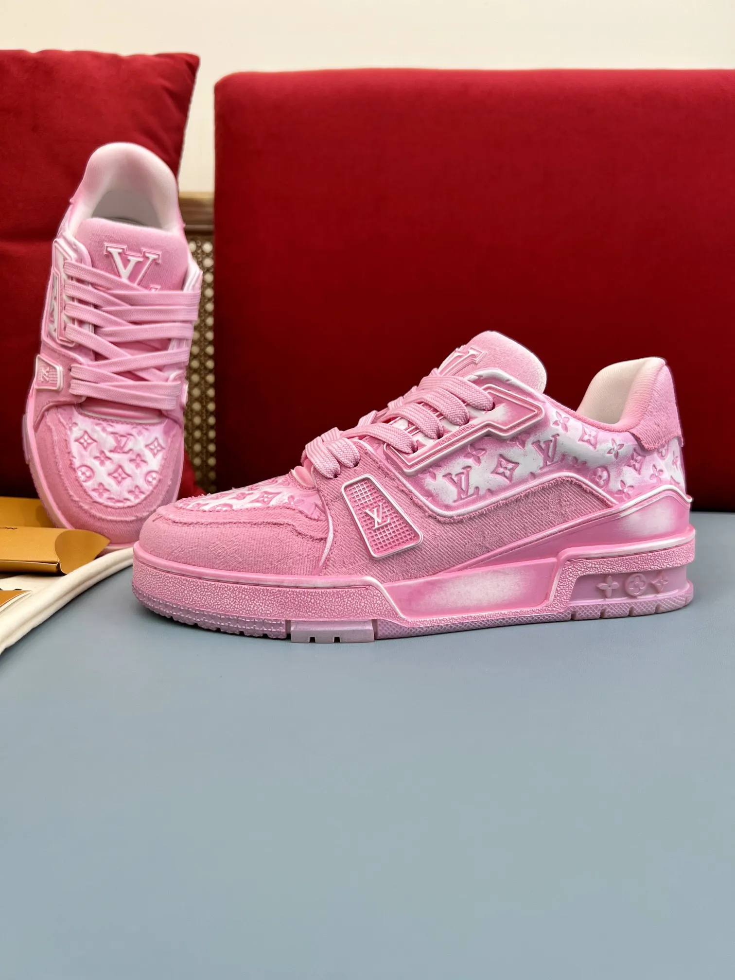 Louis Vuitton Trainer Sneaker Pink Monogram – Replica Shoes & Fake Louis Vuitton Collection Comfortable 338