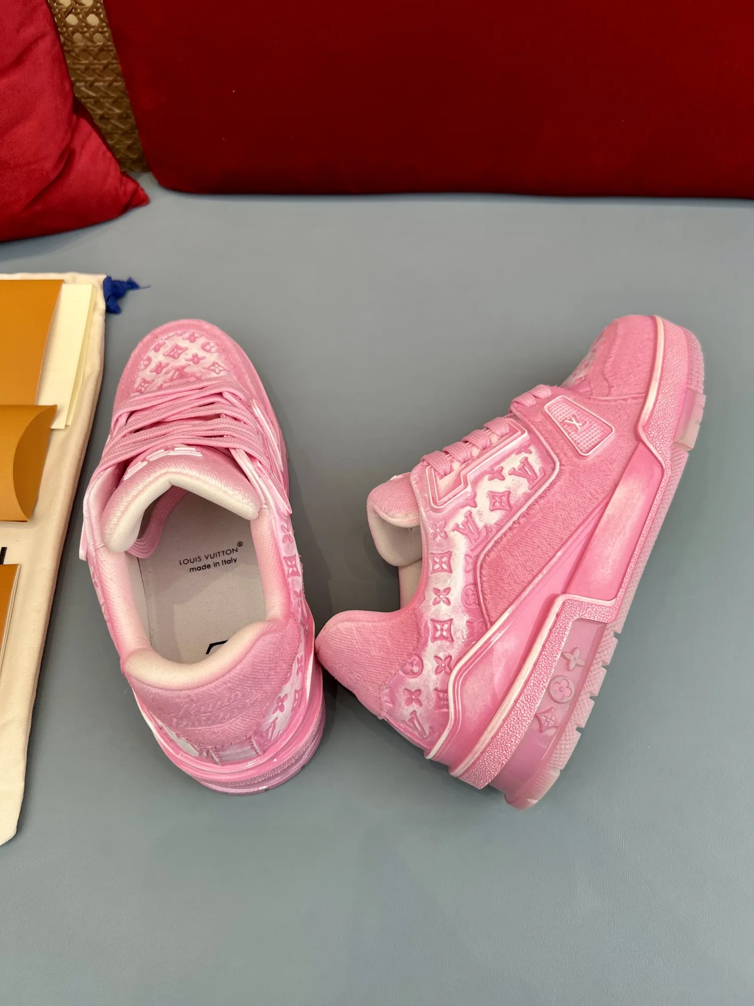 Louis Vuitton Trainer Sneaker Pink Monogram – Replica Shoes & Fake Louis Vuitton Collection Comfortable 338
