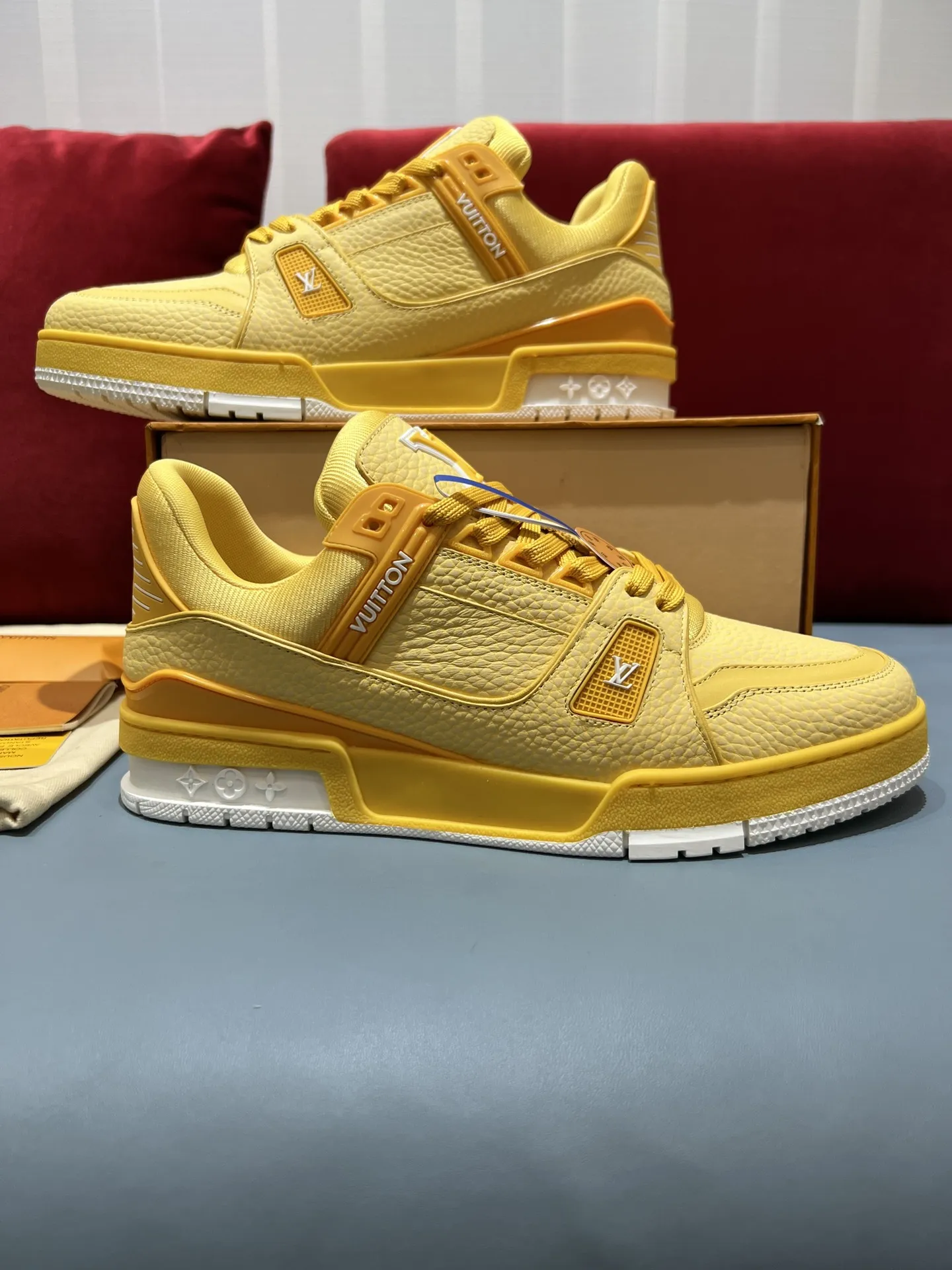 MoistureWicking Louis Vuitton Trainer Sneaker Yellow Style – Replica Shoes & Fake Louis Vuitton 368