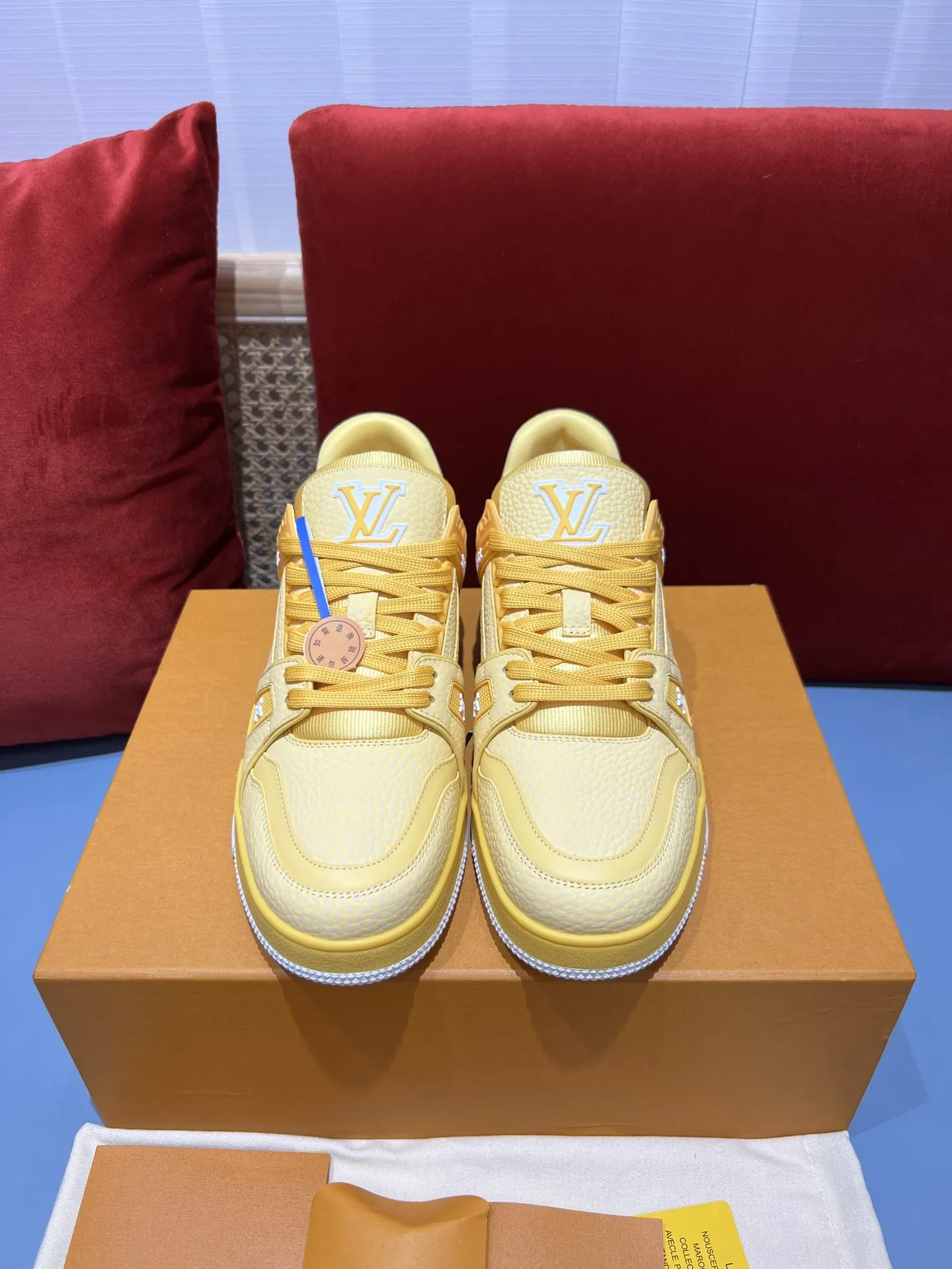 MoistureWicking Louis Vuitton Trainer Sneaker Yellow Style – Replica Shoes & Fake Louis Vuitton 368