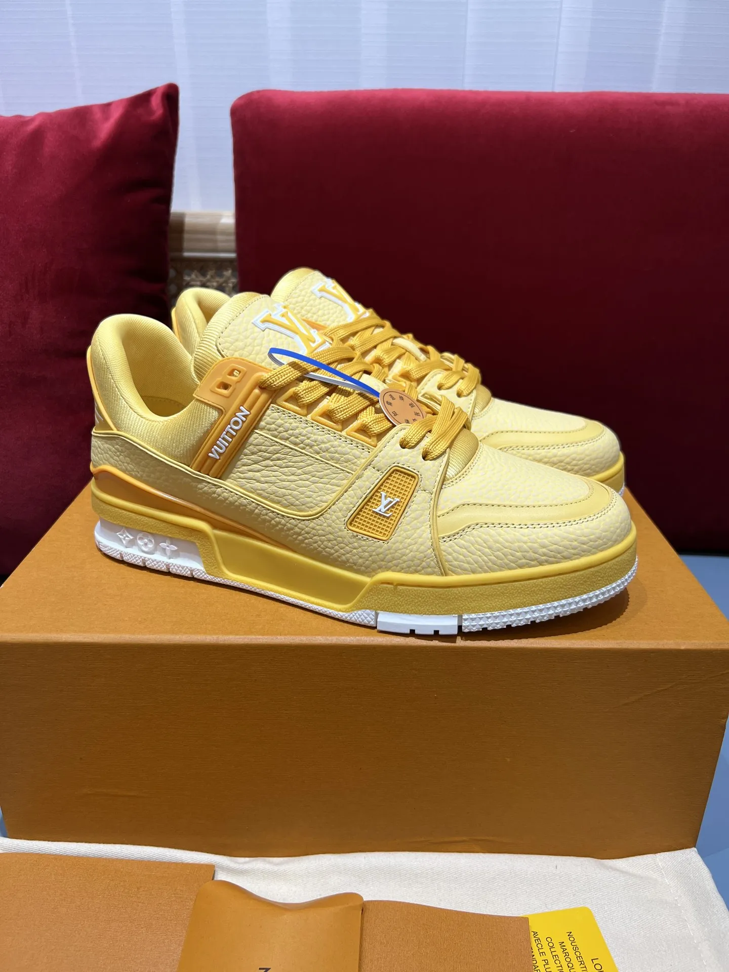 MoistureWicking Louis Vuitton Trainer Sneaker Yellow Style – Replica Shoes & Fake Louis Vuitton 368
