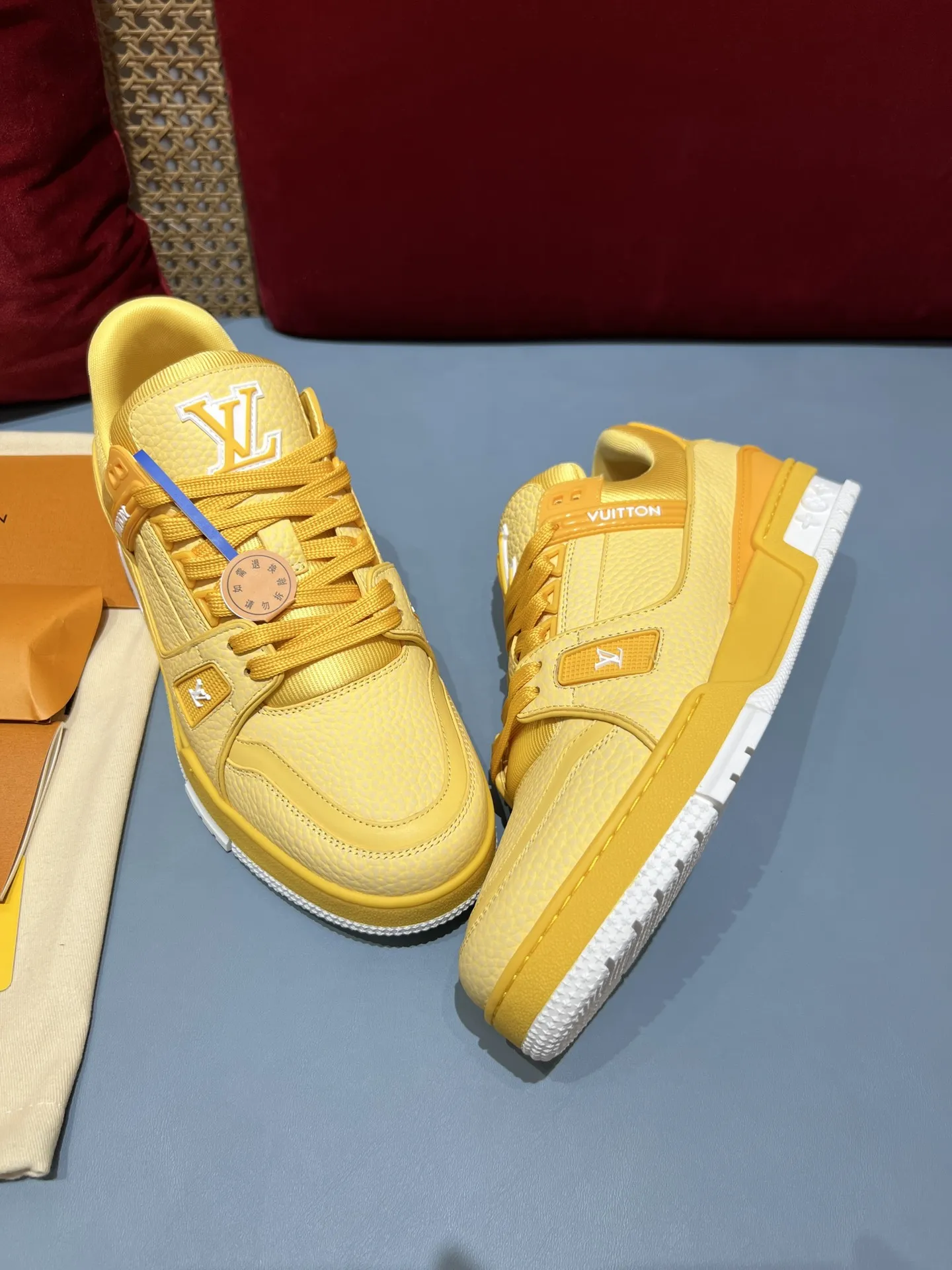MoistureWicking Louis Vuitton Trainer Sneaker Yellow Style – Replica Shoes & Fake Louis Vuitton 368
