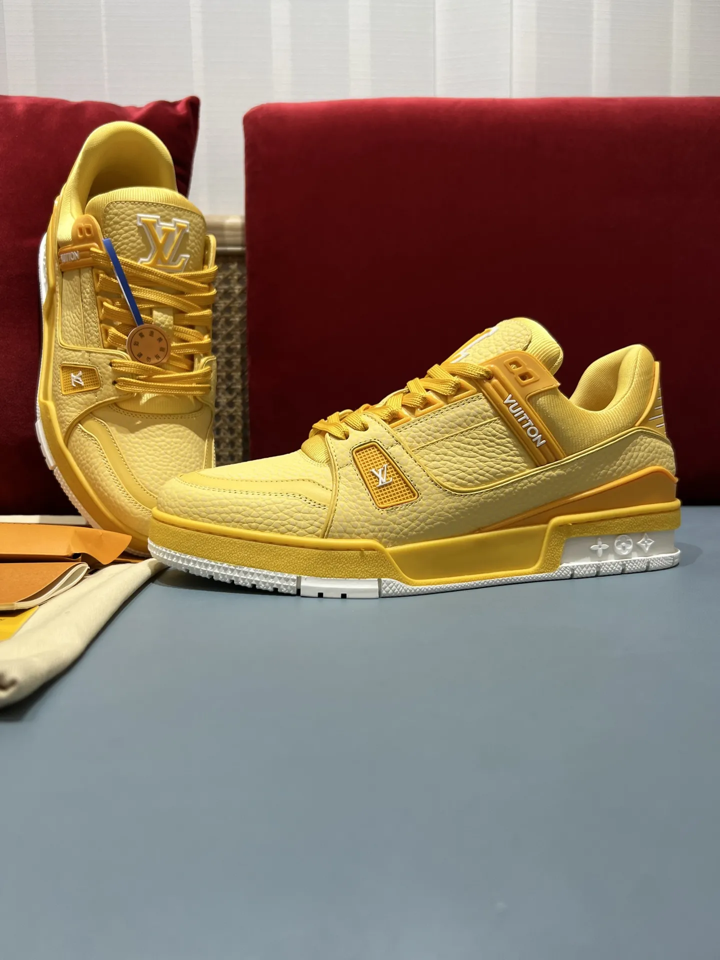 MoistureWicking Louis Vuitton Trainer Sneaker Yellow Style – Replica Shoes & Fake Louis Vuitton 368