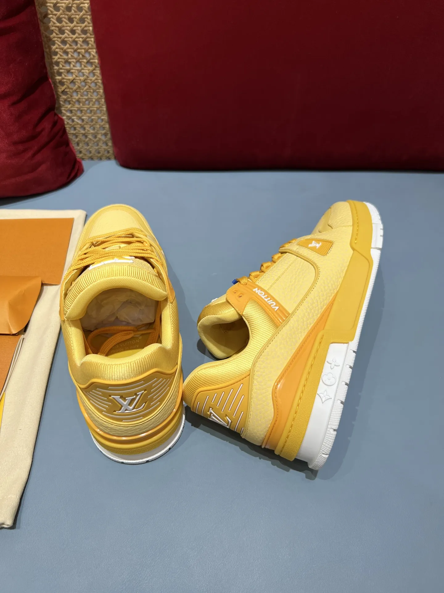 MoistureWicking Louis Vuitton Trainer Sneaker Yellow Style – Replica Shoes & Fake Louis Vuitton 368