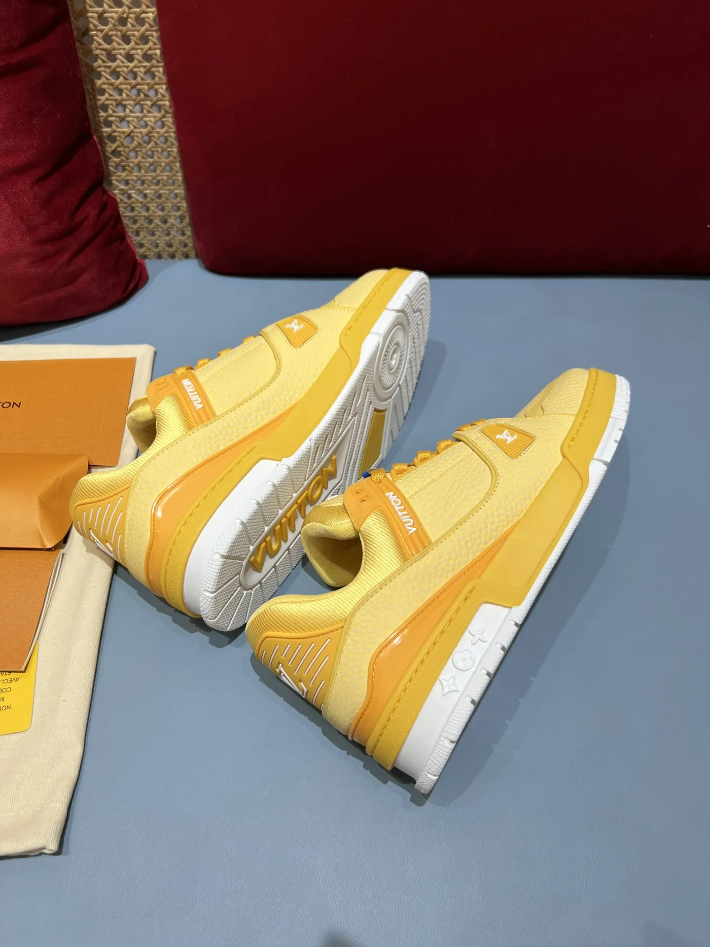 MoistureWicking Louis Vuitton Trainer Sneaker Yellow Style – Replica Shoes & Fake Louis Vuitton 368