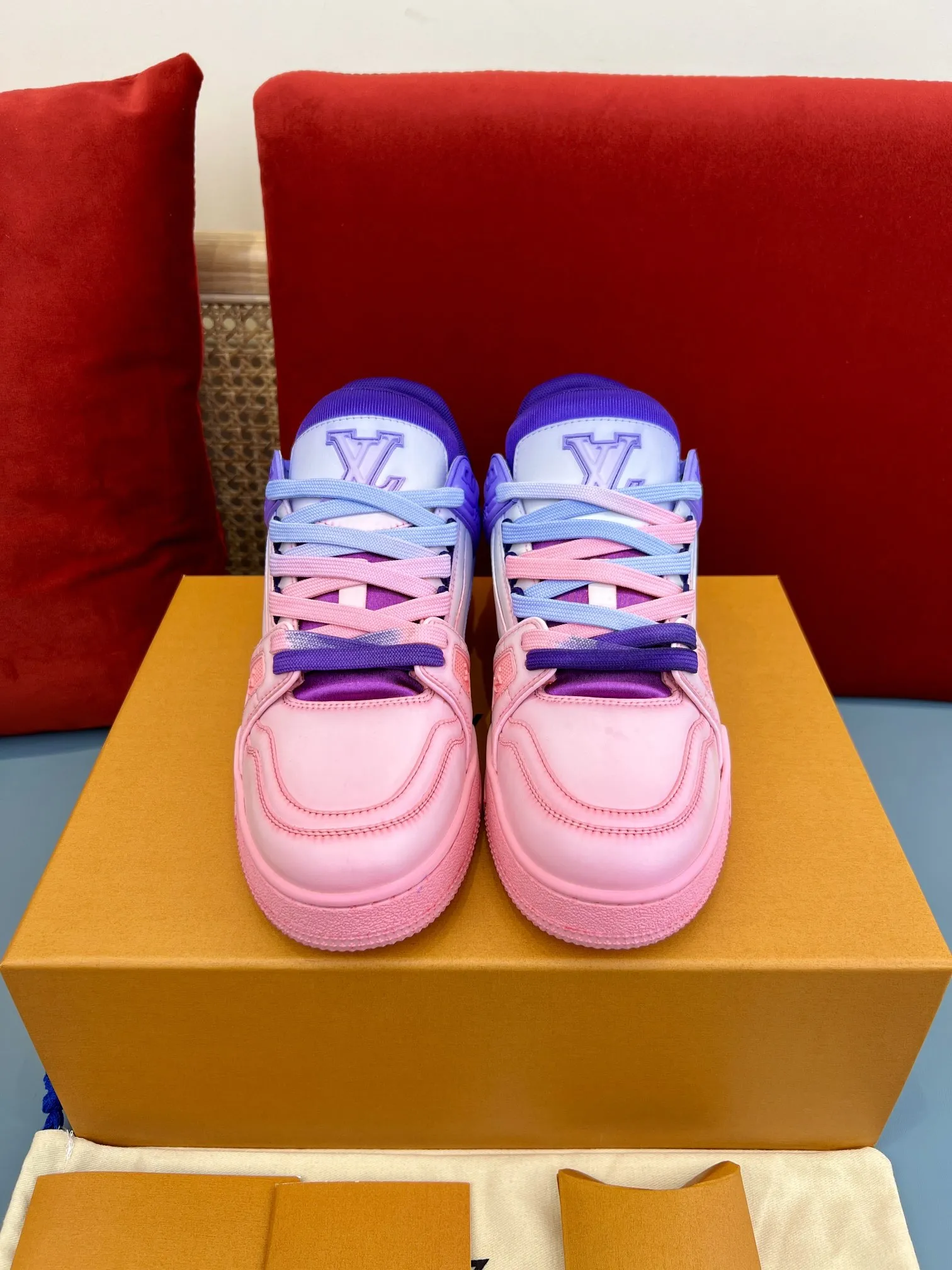 Reliable Louis Vuitton Trainer Sneakers Purple Pink – Replica Shoes & Louis Vuitton Fake 332