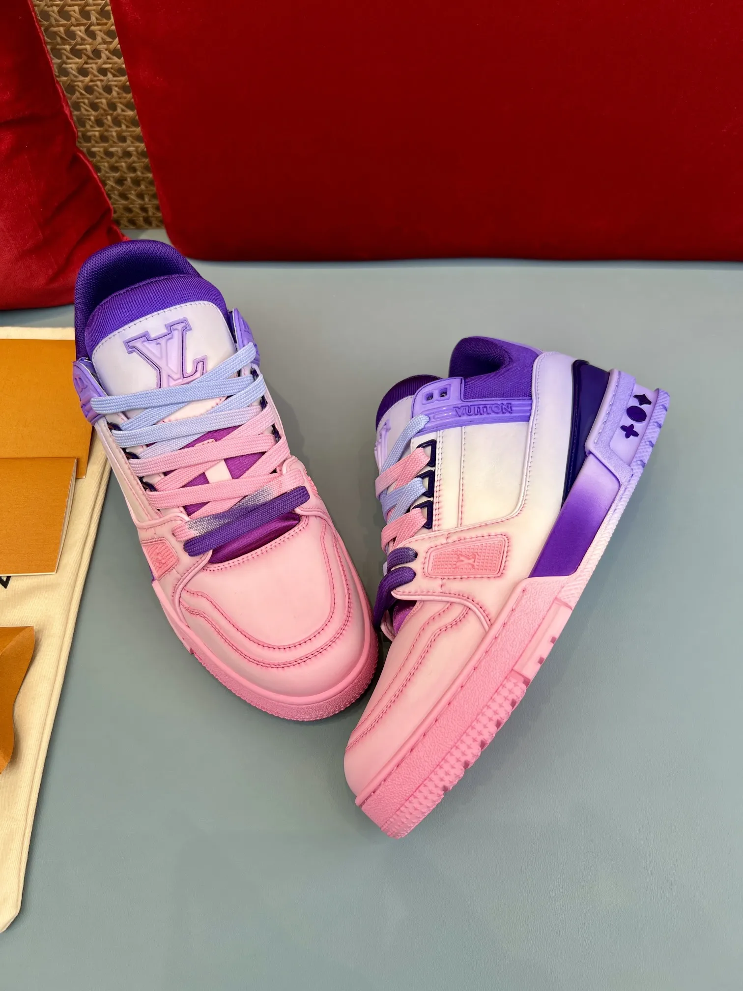 Reliable Louis Vuitton Trainer Sneakers Purple Pink – Replica Shoes & Louis Vuitton Fake 332