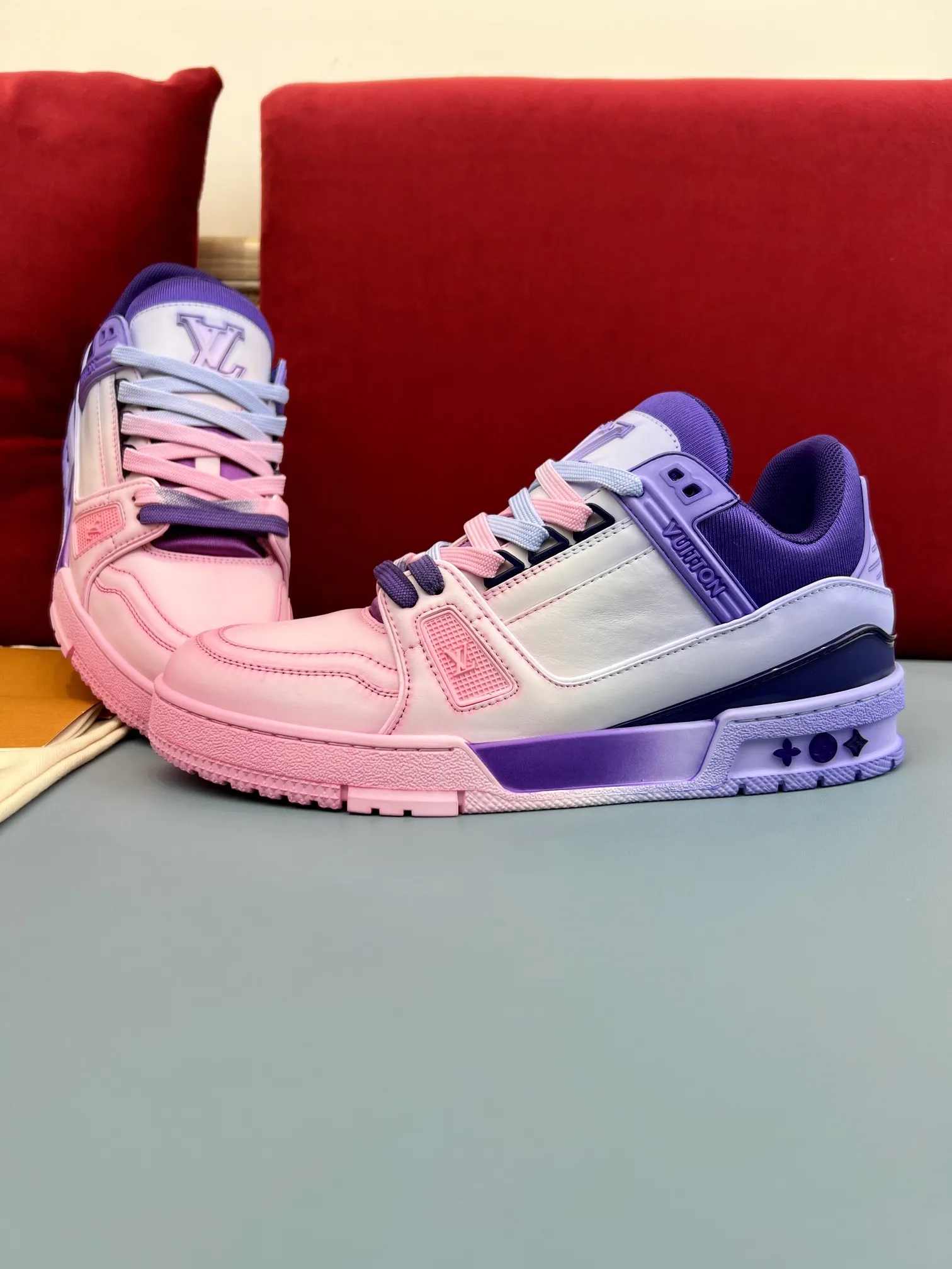 Reliable Louis Vuitton Trainer Sneakers Purple Pink – Replica Shoes & Louis Vuitton Fake 332