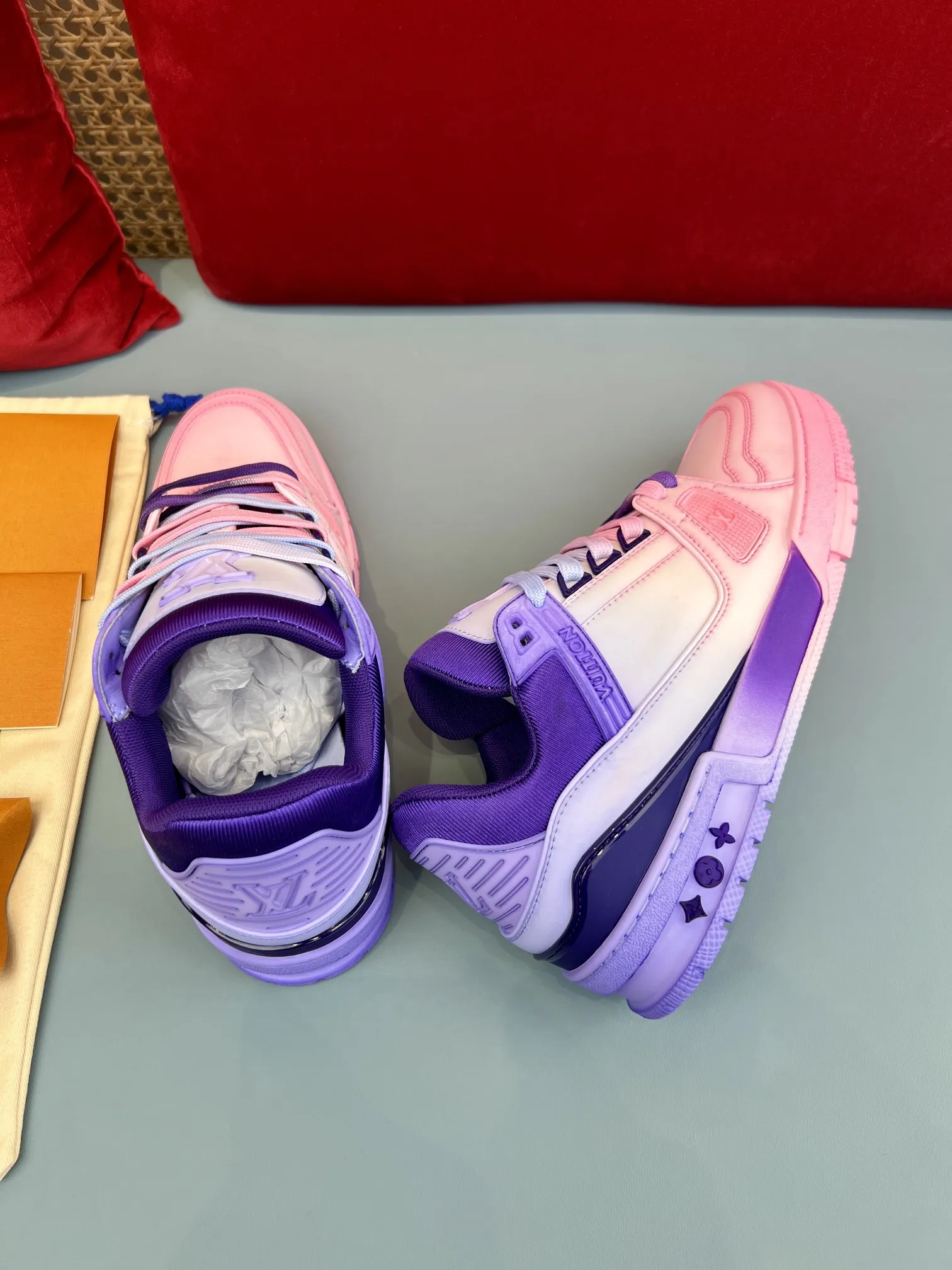 Reliable Louis Vuitton Trainer Sneakers Purple Pink – Replica Shoes & Louis Vuitton Fake 332