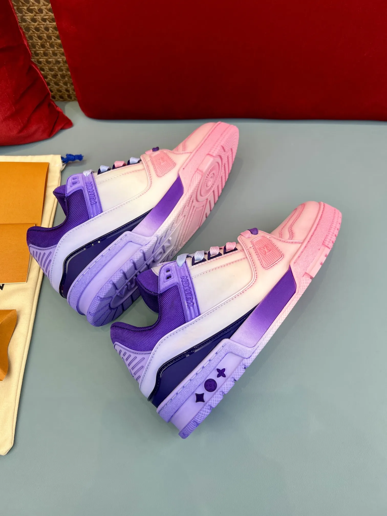 Reliable Louis Vuitton Trainer Sneakers Purple Pink – Replica Shoes & Louis Vuitton Fake 332
