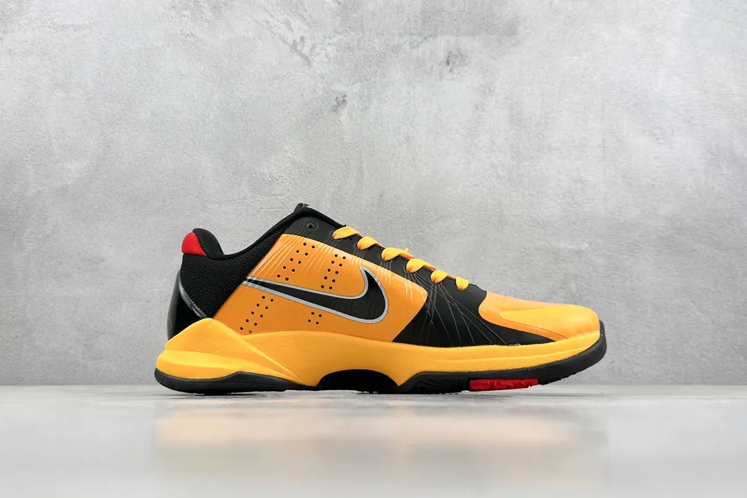 Lightweight NK Zoom Kobe 5 Collaboration – Yellow Black – Authentic Rep Shoes & Nike Replica Sneakers 1458