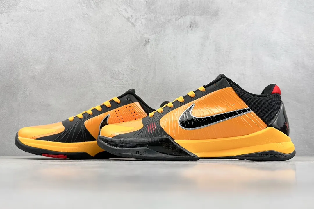 Lightweight NK Zoom Kobe 5 Collaboration – Yellow Black – Authentic Rep Shoes & Nike Replica Sneakers 1458