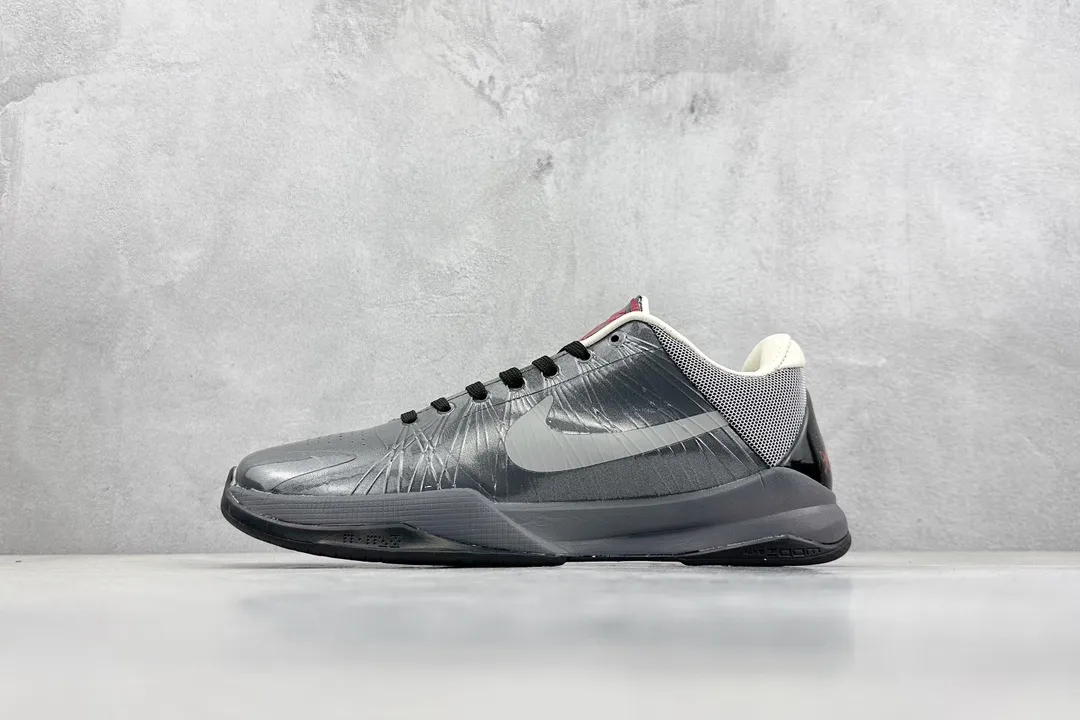 NK Zoom Kobe 5 Protro – Metallic Silver Black – High-Quality Rep Shoes with Replica Nike Design UrbanStyle 1461