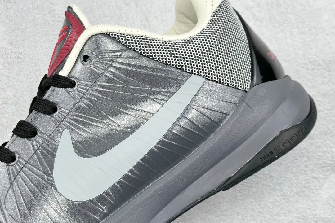 NK Zoom Kobe 5 Protro – Metallic Silver Black – High-Quality Rep Shoes with Replica Nike Design UrbanStyle 1461
