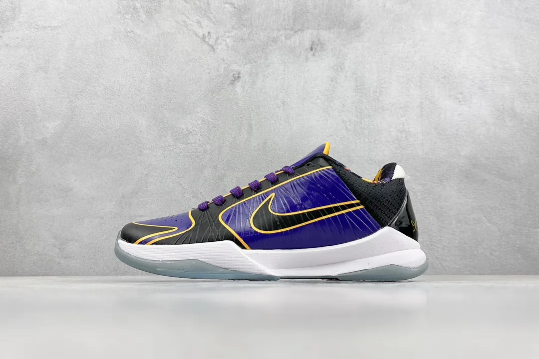 NK Zoom Kobe 5 Protro – Purple Black Yellow – High-Quality Rep Shoes with Replica Nike Style Unisex 1463