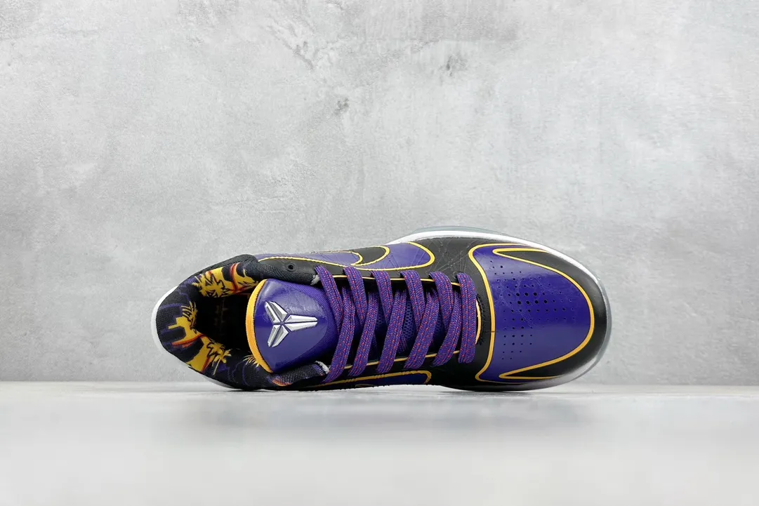 NK Zoom Kobe 5 Protro – Purple Black Yellow – High-Quality Rep Shoes with Replica Nike Style Unisex 1463