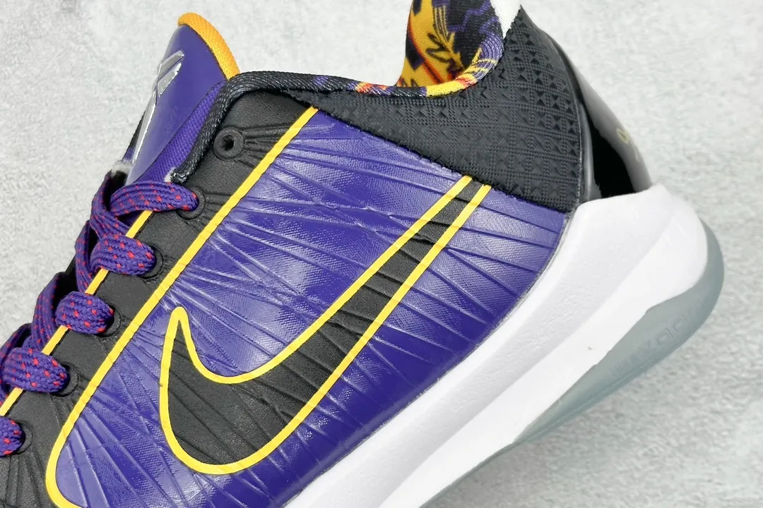 NK Zoom Kobe 5 Protro – Purple Black Yellow – High-Quality Rep Shoes with Replica Nike Style Unisex 1463
