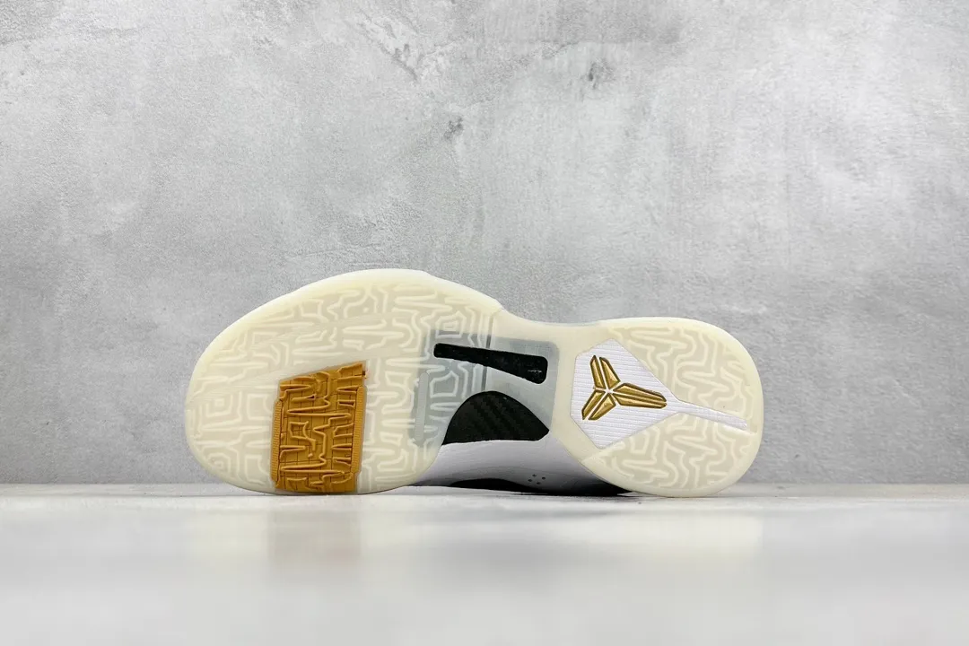 StreetReady NK Zoom Kobe 5 Protro – White Black Gold – Collaborative Edition with Rep Shoes and Nike Replica Collection 1457