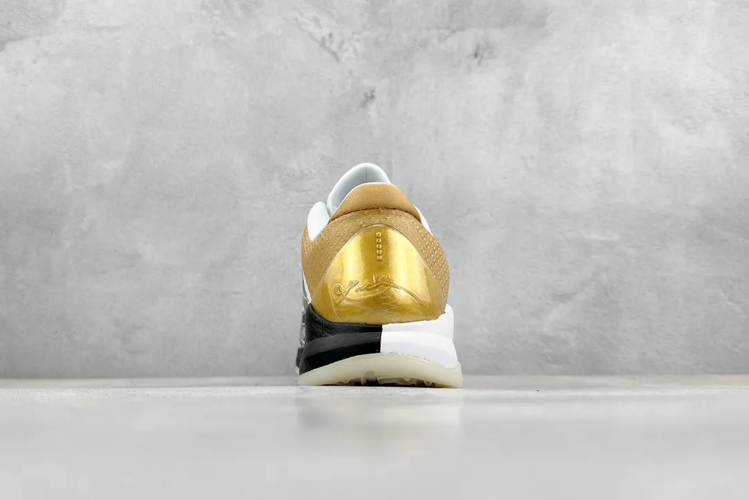 StreetReady NK Zoom Kobe 5 Protro – White Black Gold – Collaborative Edition with Rep Shoes and Nike Replica Collection 1457
