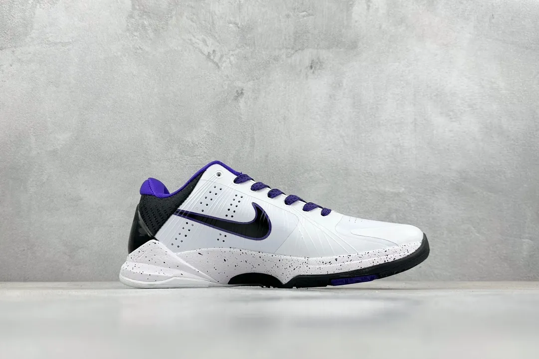 NK Zoom Kobe 5 Protro – White Purple – High-Quality Rep Shoes with Replica Nike Design Sustainable 1466
