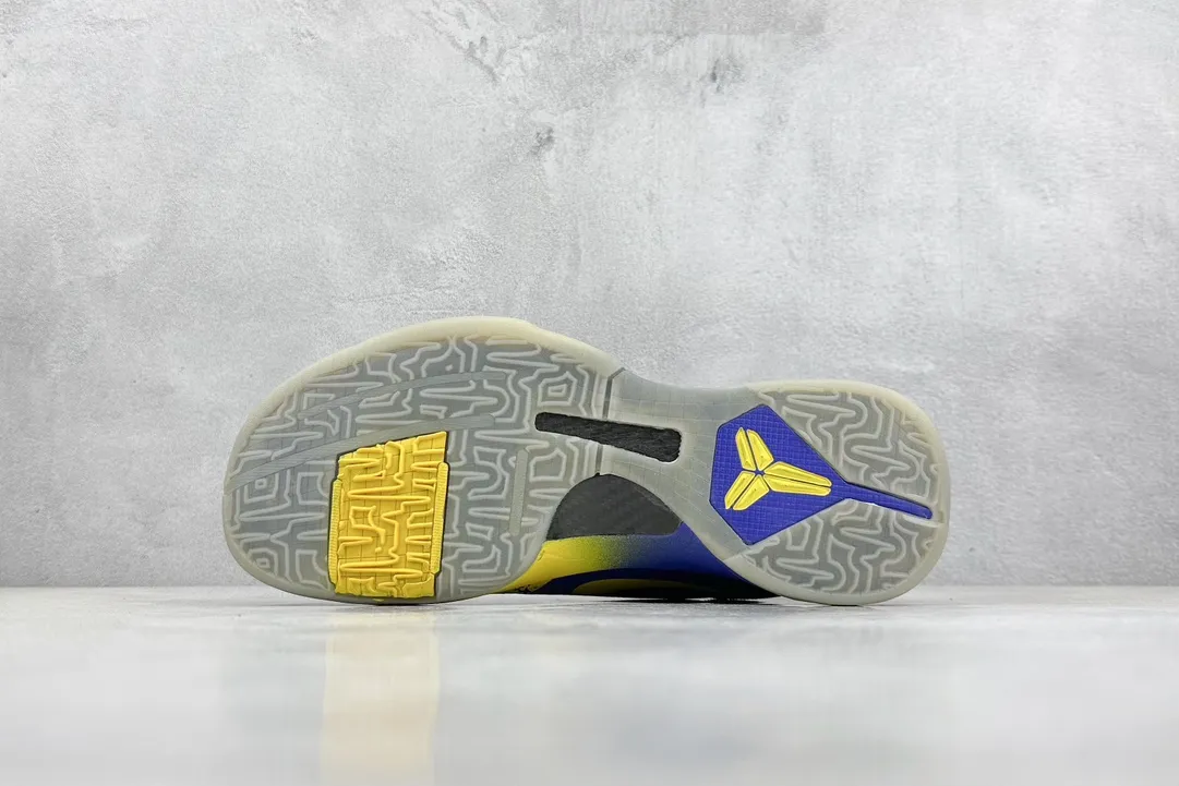 NK Zoom Kobe 5 Protro ‘Chaos’ – Blue Yellow Basketball Shoes for Men, Size 36 – Rep Shoes & Nike Replica Sneakers UrbanChic 1459