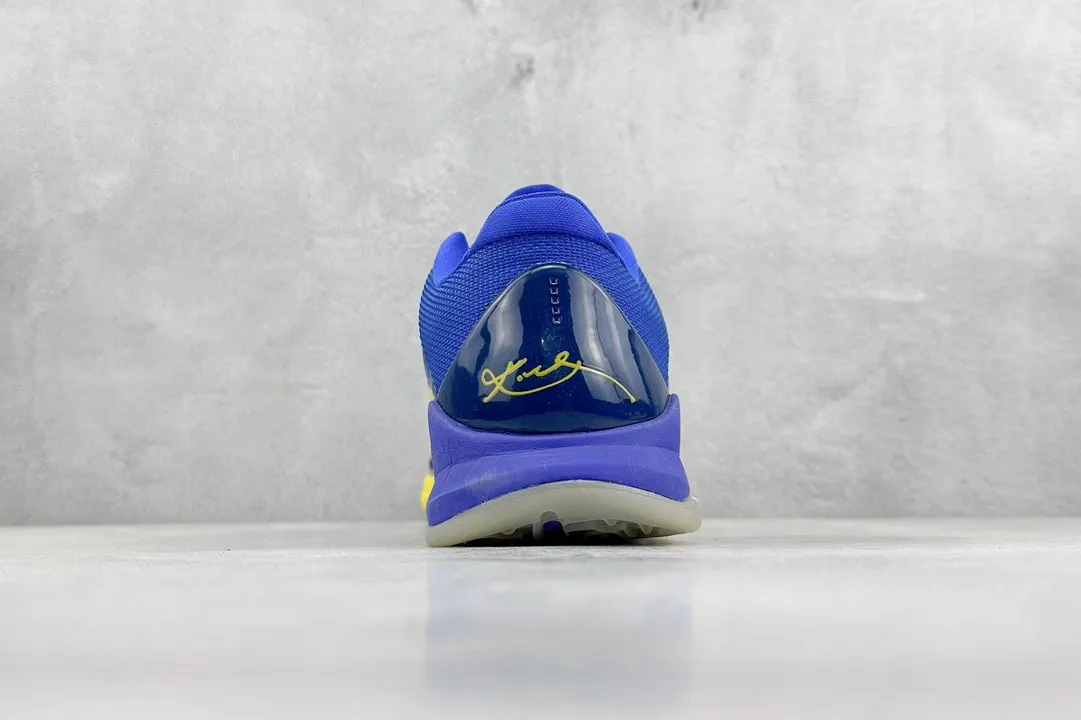 NK Zoom Kobe 5 Protro ‘Chaos’ – Blue Yellow Basketball Shoes for Men, Size 36 – Rep Shoes & Nike Replica Sneakers UrbanChic 1459
