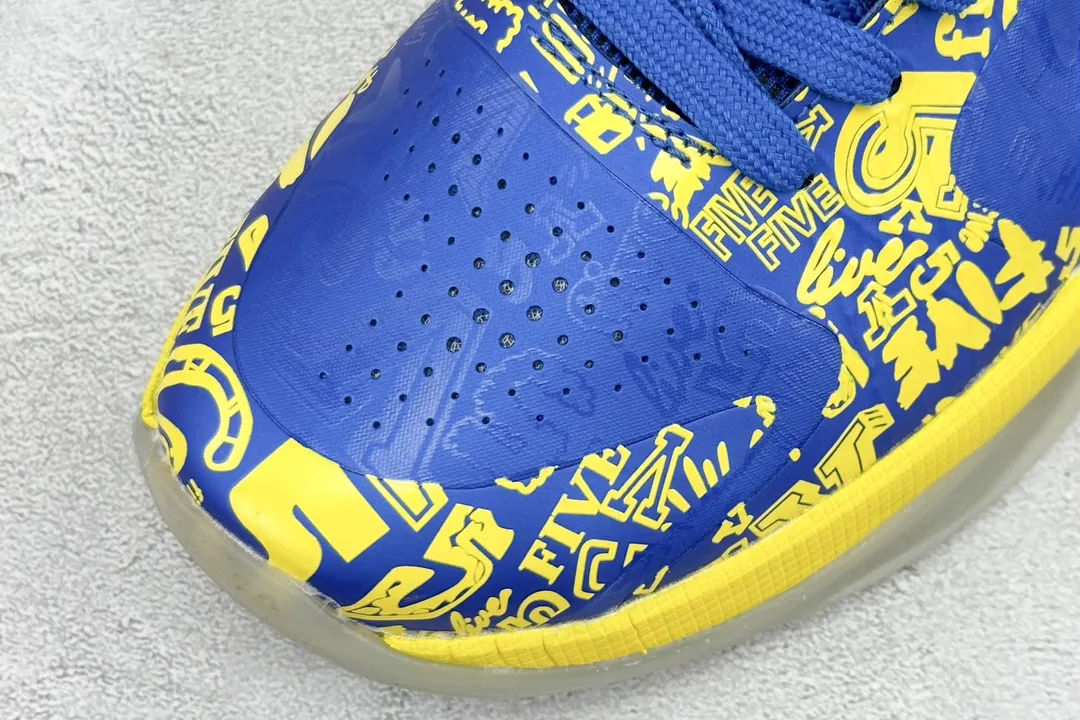 NK Zoom Kobe 5 Protro ‘Chaos’ – Blue Yellow Basketball Shoes for Men, Size 36 – Rep Shoes & Nike Replica Sneakers UrbanChic 1459