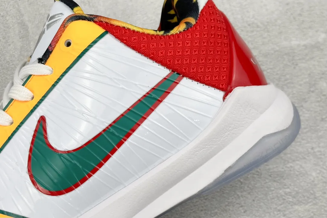NK Zoom Kobe 5 Protro ‘Chaos’ – Yellow Red White – High-Quality Rep Shoes with Replica Nike Style EasyMatch 1460
