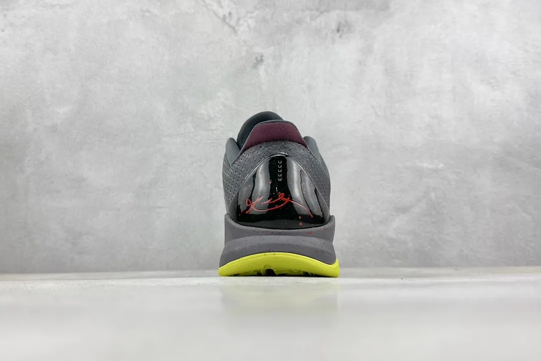 Breathable NK Zoom Kobe 5 Protro ‘Pure ’ – Grey Purple Yellow – Rep Shoes with Nike Replica Design 1453