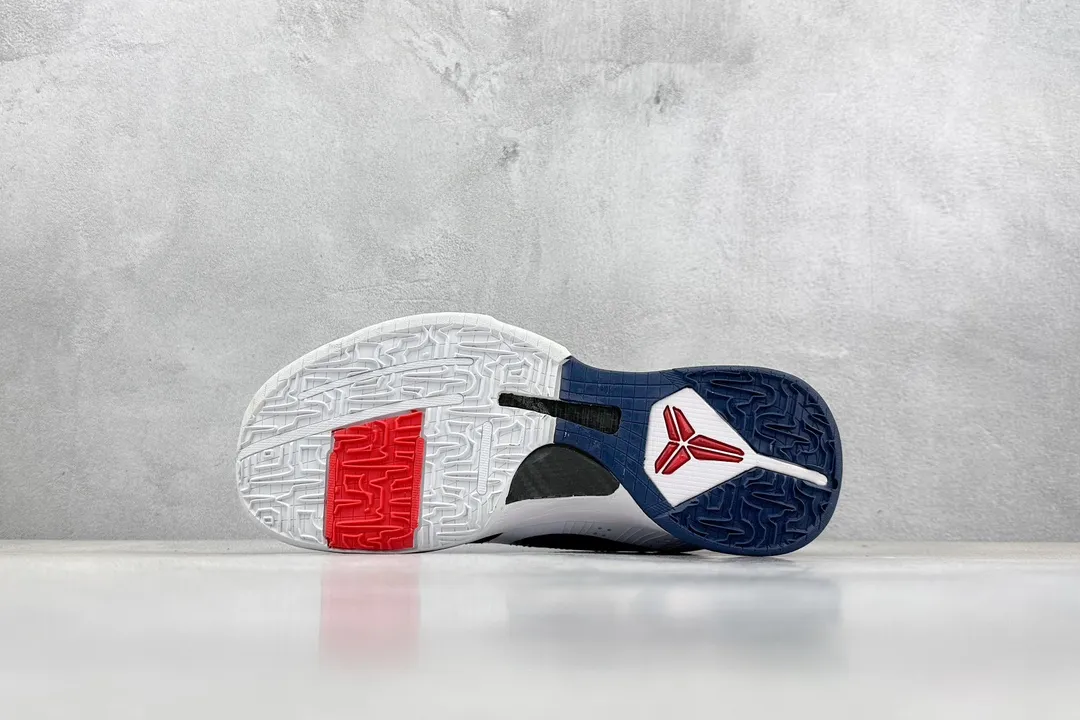 WeatherProof NK Zoom Kobe 5 Pure  Edition – Red, White, and Blue – Replica Basketball Shoes with Nike-Inspired Design and Rep Shoes Quality 1452