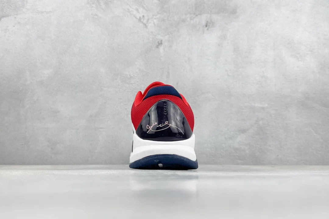 WeatherProof NK Zoom Kobe 5 Pure  Edition – Red, White, and Blue – Replica Basketball Shoes with Nike-Inspired Design and Rep Shoes Quality 1452
