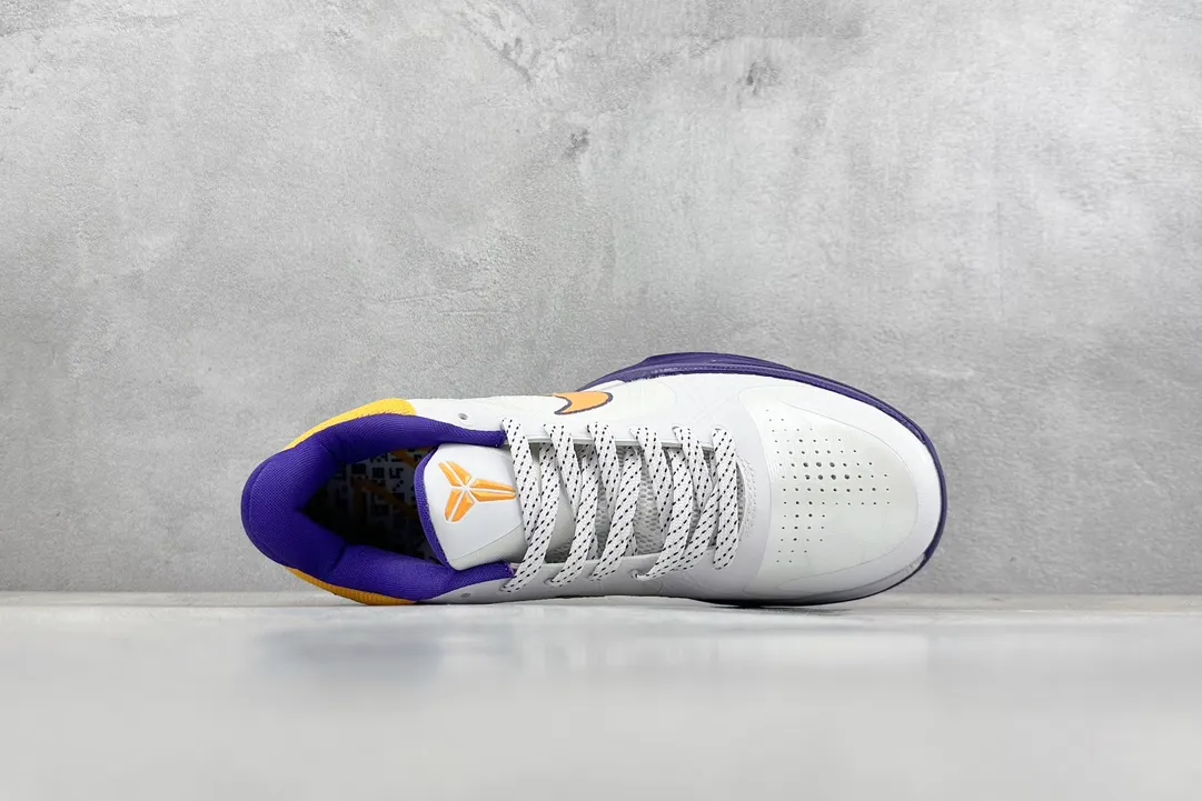 ModernLook NK Zoom Kobe 5 Pure  Edition – White Orange Purple Rep Shoes with Nike Replica Design 1456