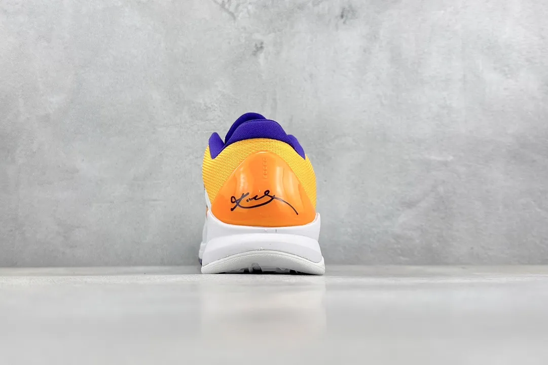 ModernLook NK Zoom Kobe 5 Pure  Edition – White Orange Purple Rep Shoes with Nike Replica Design 1456