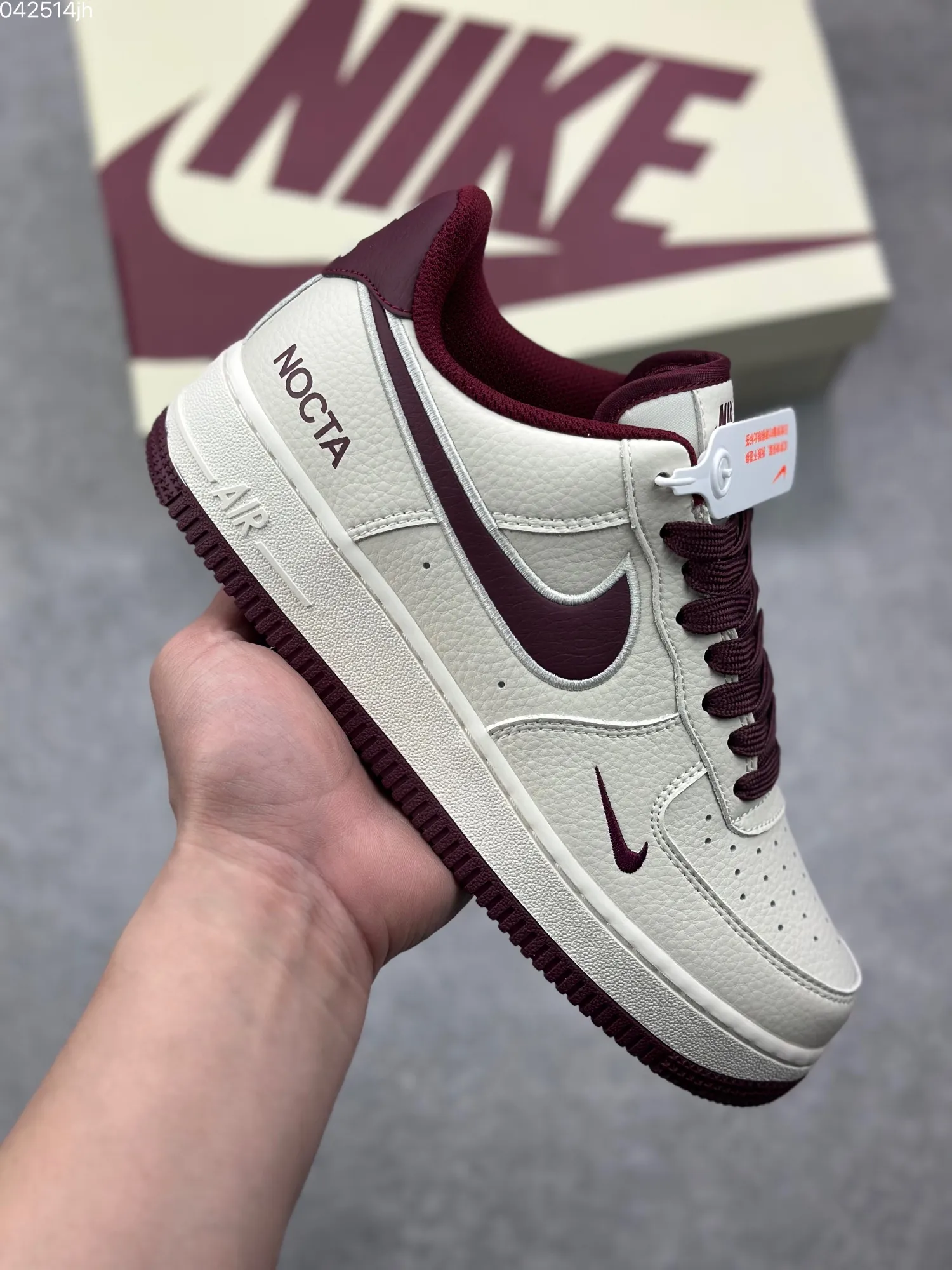 NOCTA x Nike Air Force 1 Low ‘Burgundy’ – Limited Edition Rep Shoes with  High Quality Replica Design Youthful 1074