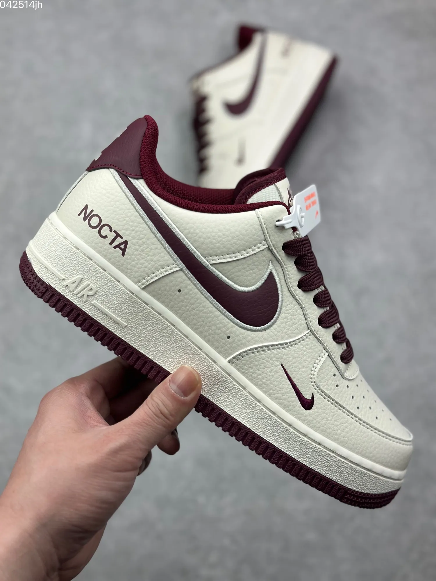 NOCTA x Nike Air Force 1 Low ‘Burgundy’ – Limited Edition Rep Shoes with  High Quality Replica Design Youthful 1074