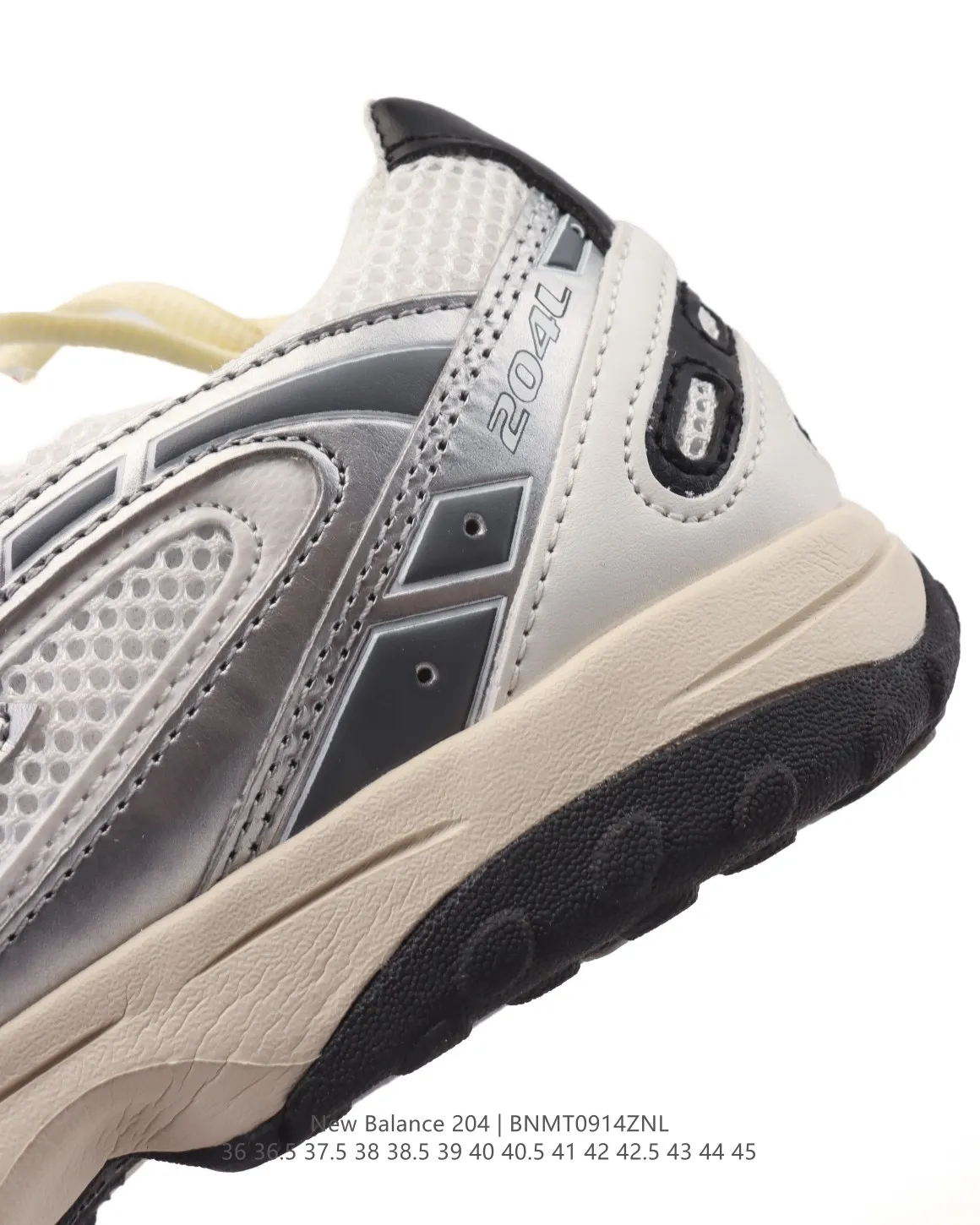 Breathable New Balance 204L Silver Mesh Sneakers – High Quality NB Replicas & Replica New Balance Shoes 123