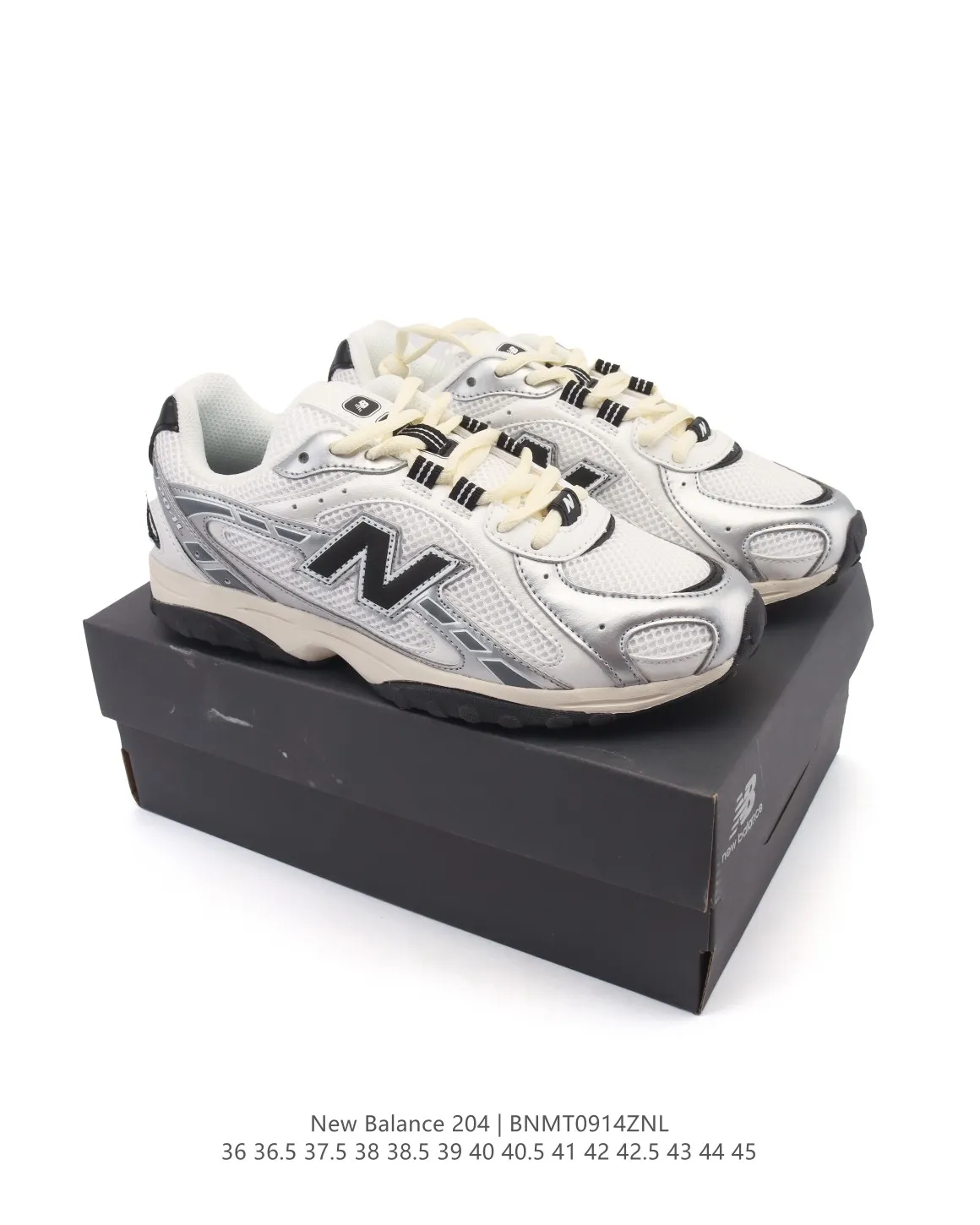 Breathable New Balance 204L Silver Mesh Sneakers – High Quality NB Replicas & Replica New Balance Shoes 123