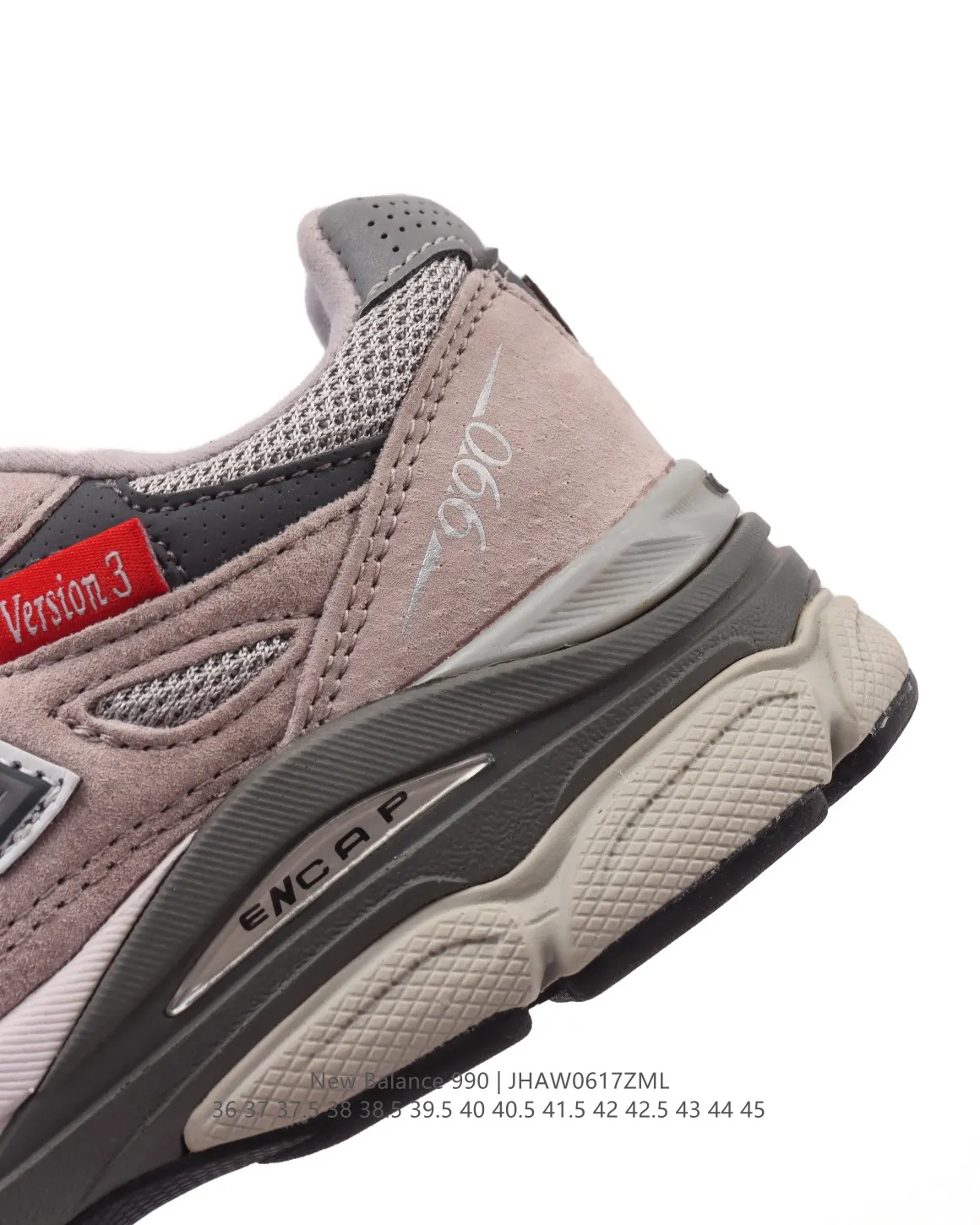 Comfortable New Balance 990v3 Grey  Shoes – Replica New Balance & High Quality NB Replicas 157